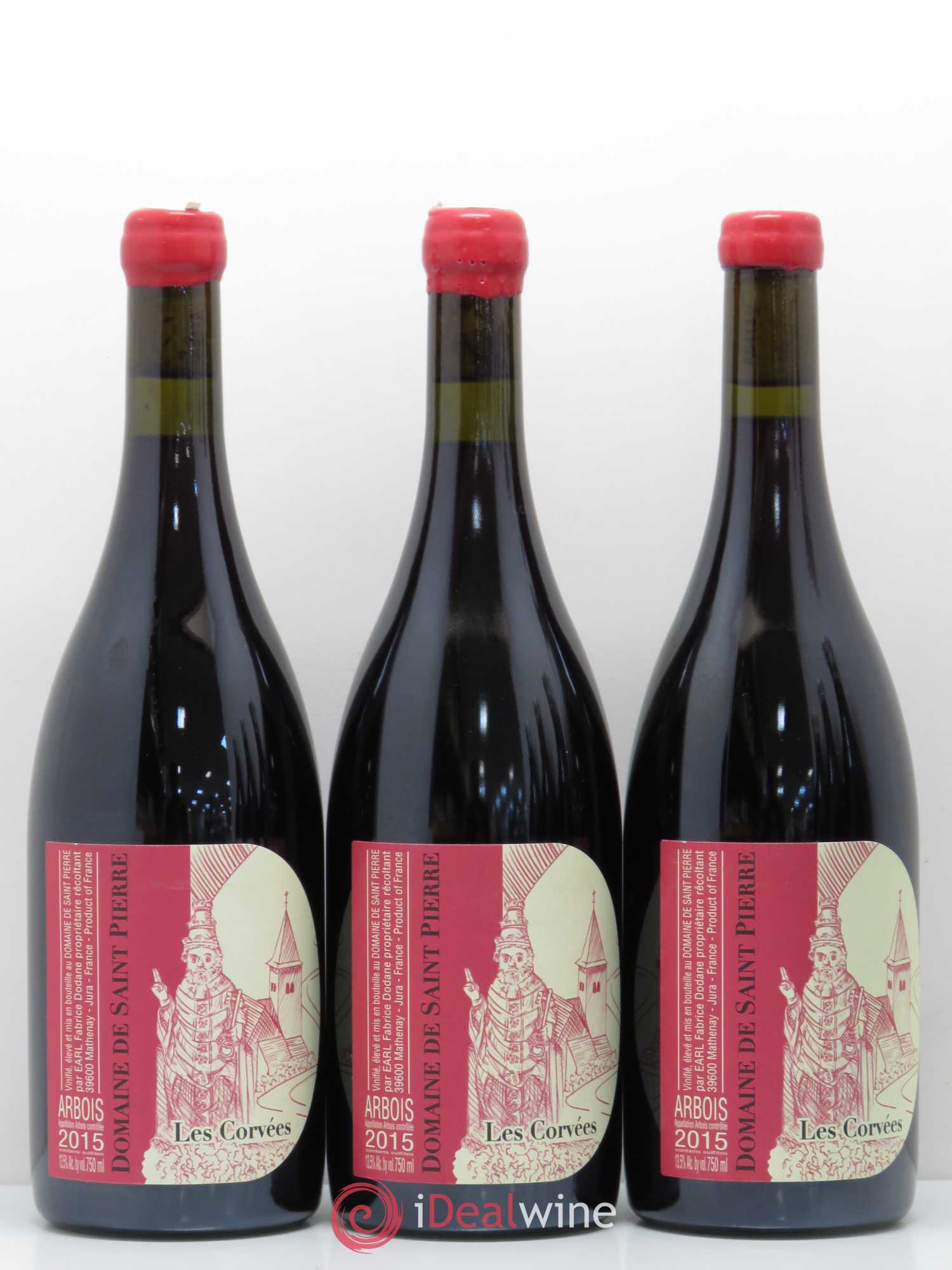 Arbois Pinot noir Corvées Saint Pierre 2015 - Posten von 6 Flaschen - 1
