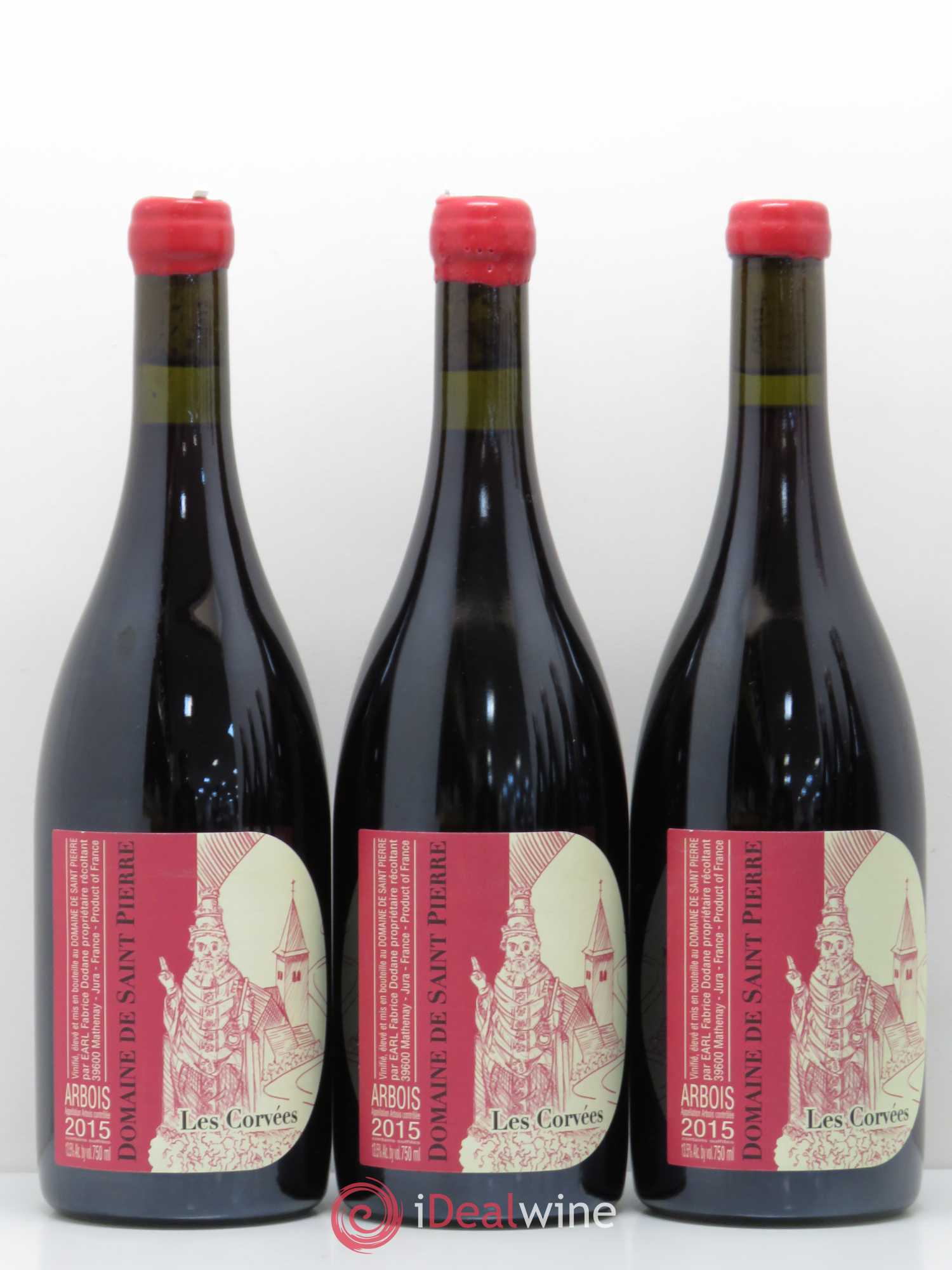 Arbois Pinot noir Corvées Saint Pierre 2015 - Posten von 6 Flaschen - 2