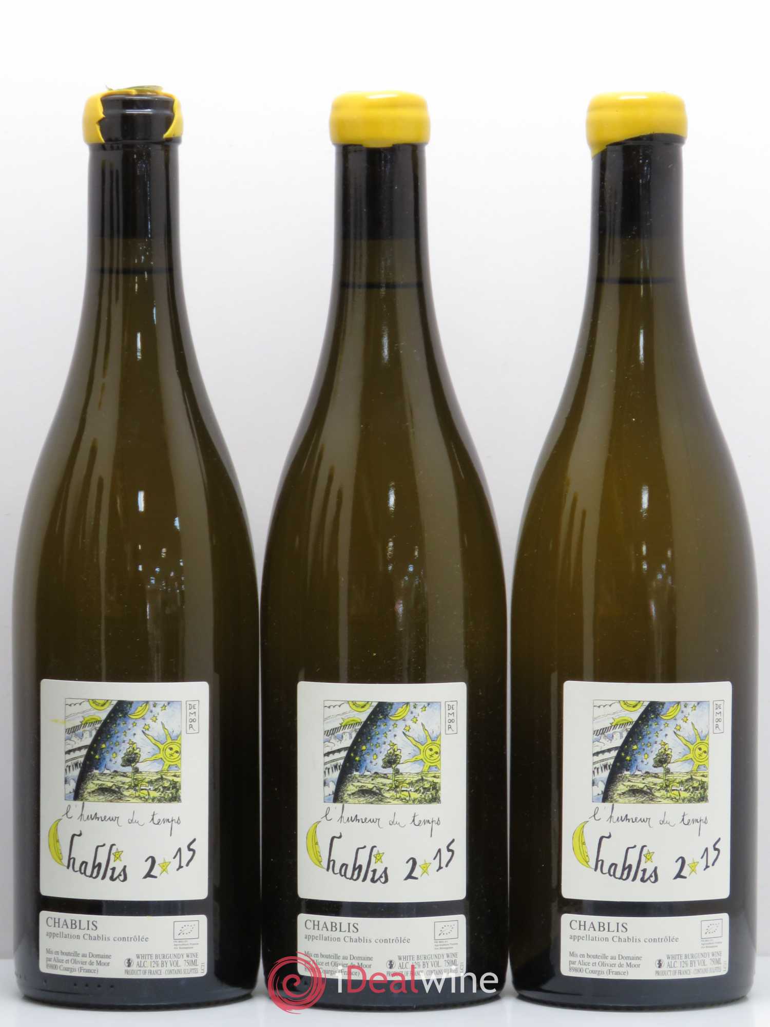 Chablis L'Humeur du Temps Alice et Olivier De Moor 2015 - Lot de 6 bouteilles - 1