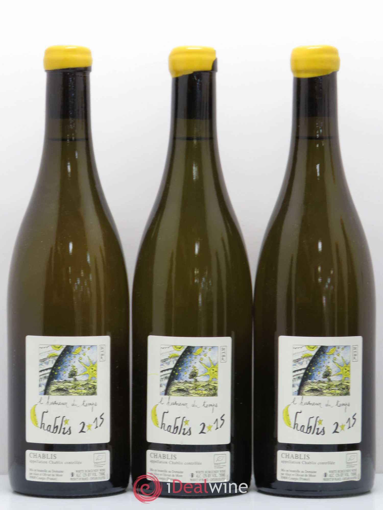 Chablis L'Humeur du Temps Alice et Olivier De Moor 2015 - Lot de 6 bouteilles - 2