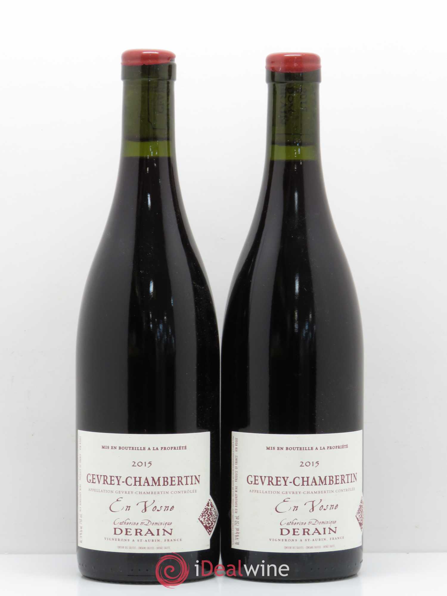 Gevrey-Chambertin En Vosne Derain 2015 - Posten von 2 Flaschen - 0