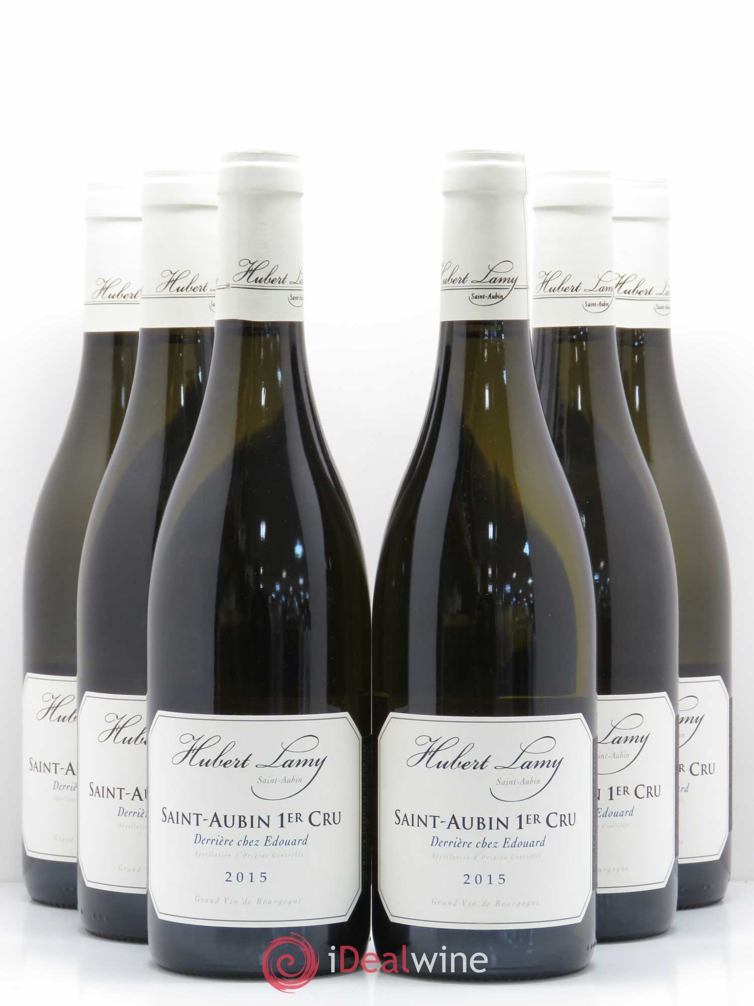 Saint-Aubin 1er Cru Derrière chez Edouard Hubert Lamy 2015 - Lot de 6 bouteilles - 0