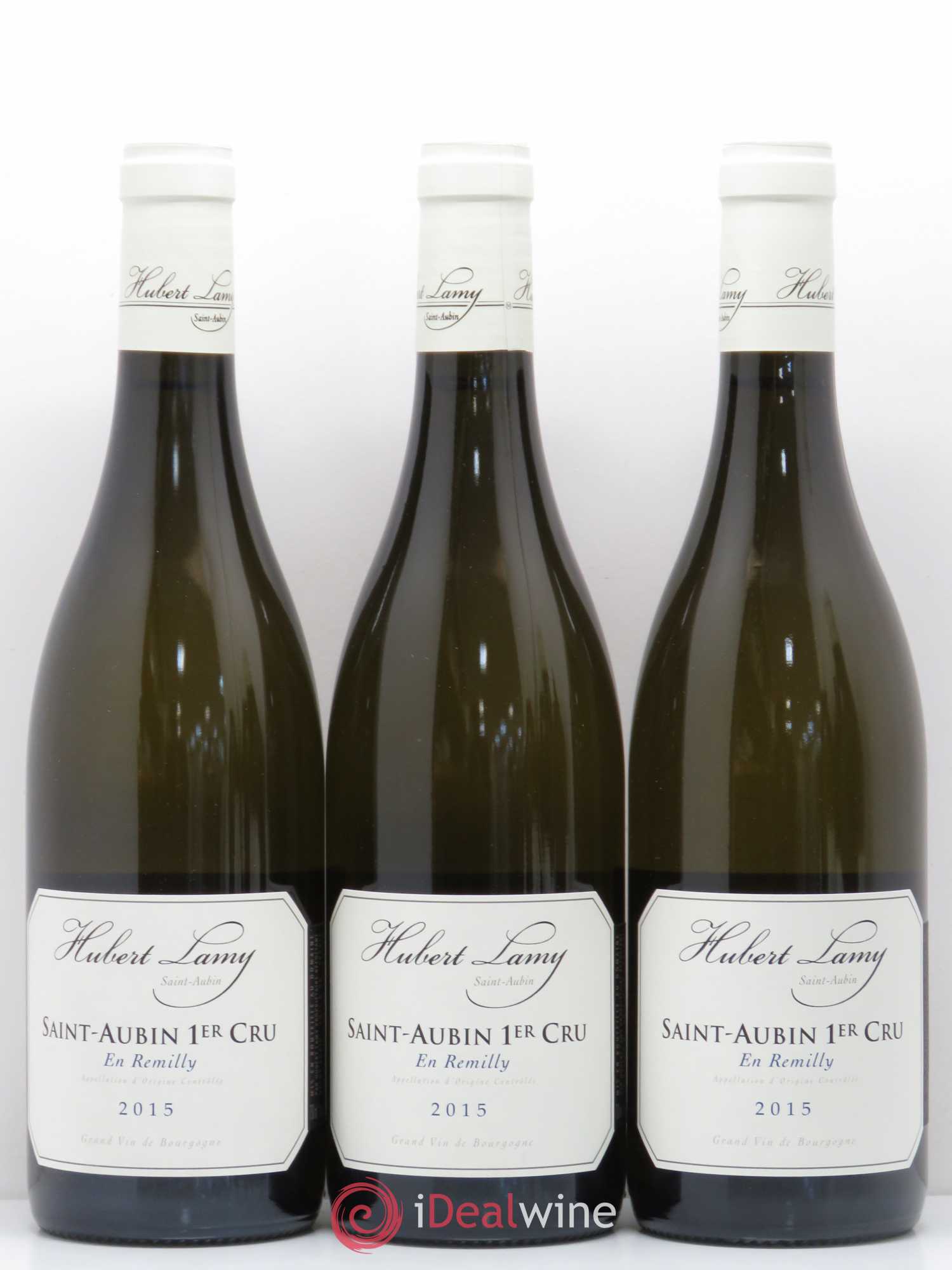Saint-Aubin 1er Cru En Rémilly Hubert Lamy 2015 - Lot de 6 bouteilles - 1