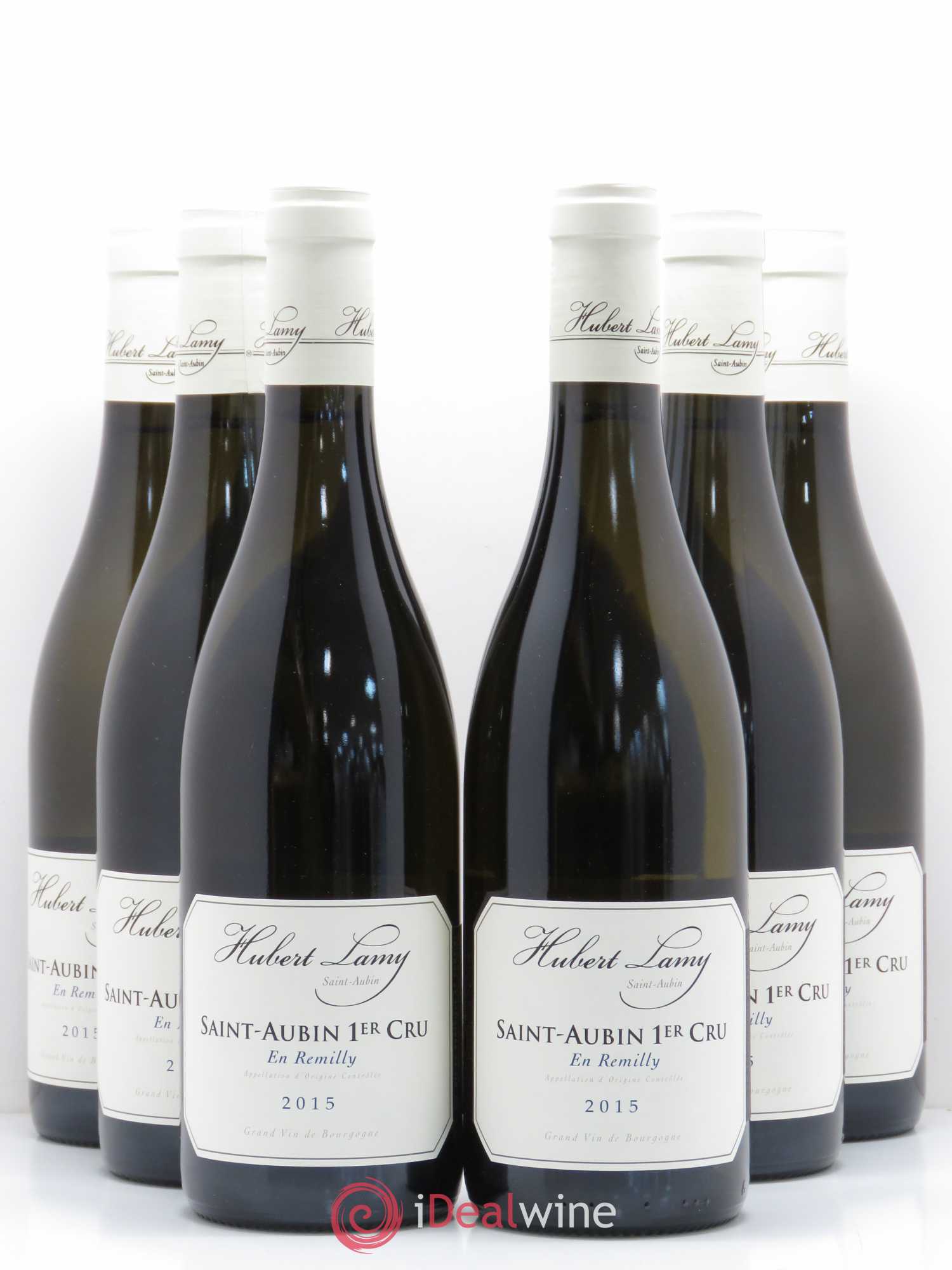 Saint-Aubin 1er Cru En Rémilly Hubert Lamy 2015 - Lot de 6 bouteilles - 0