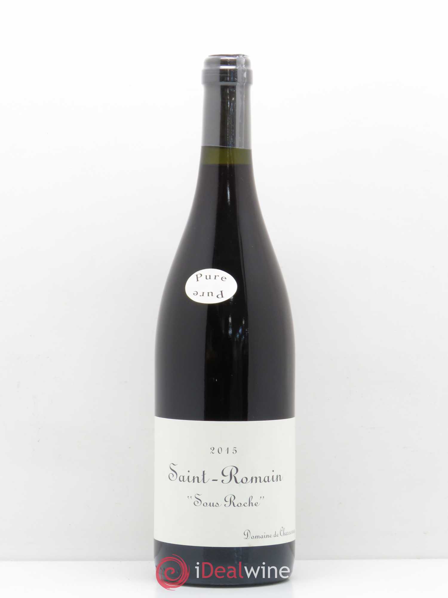 Saint-Romain Sous Roche Pure Domaine de Chassorney - Frédéric Cossard 2015 - Lot de 1 bouteille - 0
