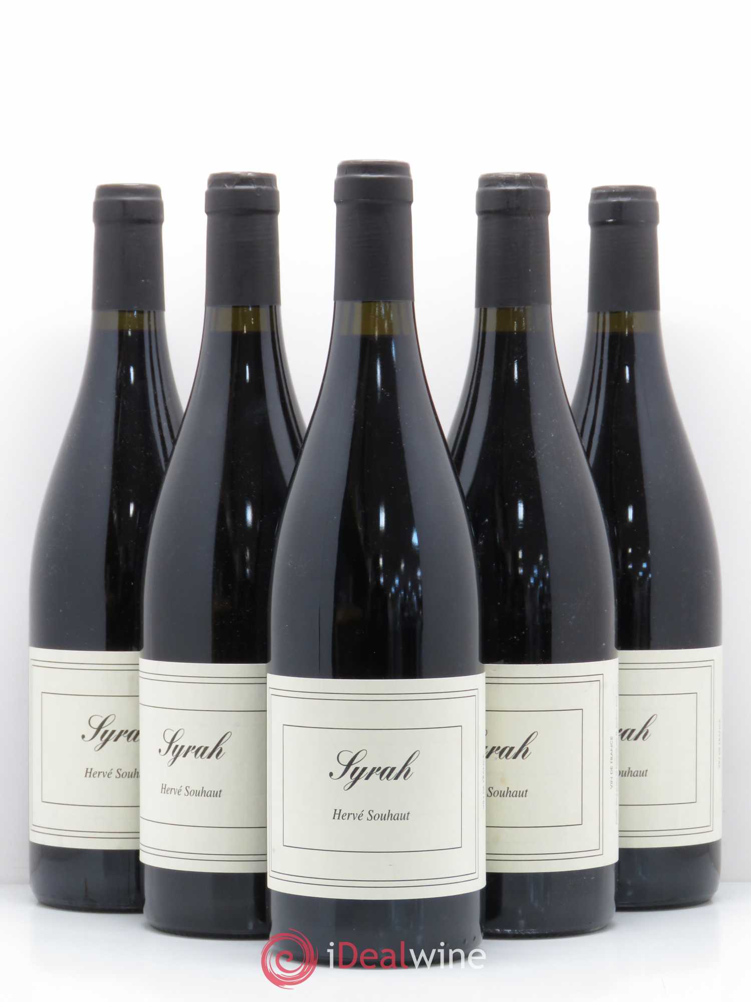 Rhône Vin de pays de l'Ardeche Syrah Hervé Souhaut 2015 - Posten von 5 Flaschen - 0