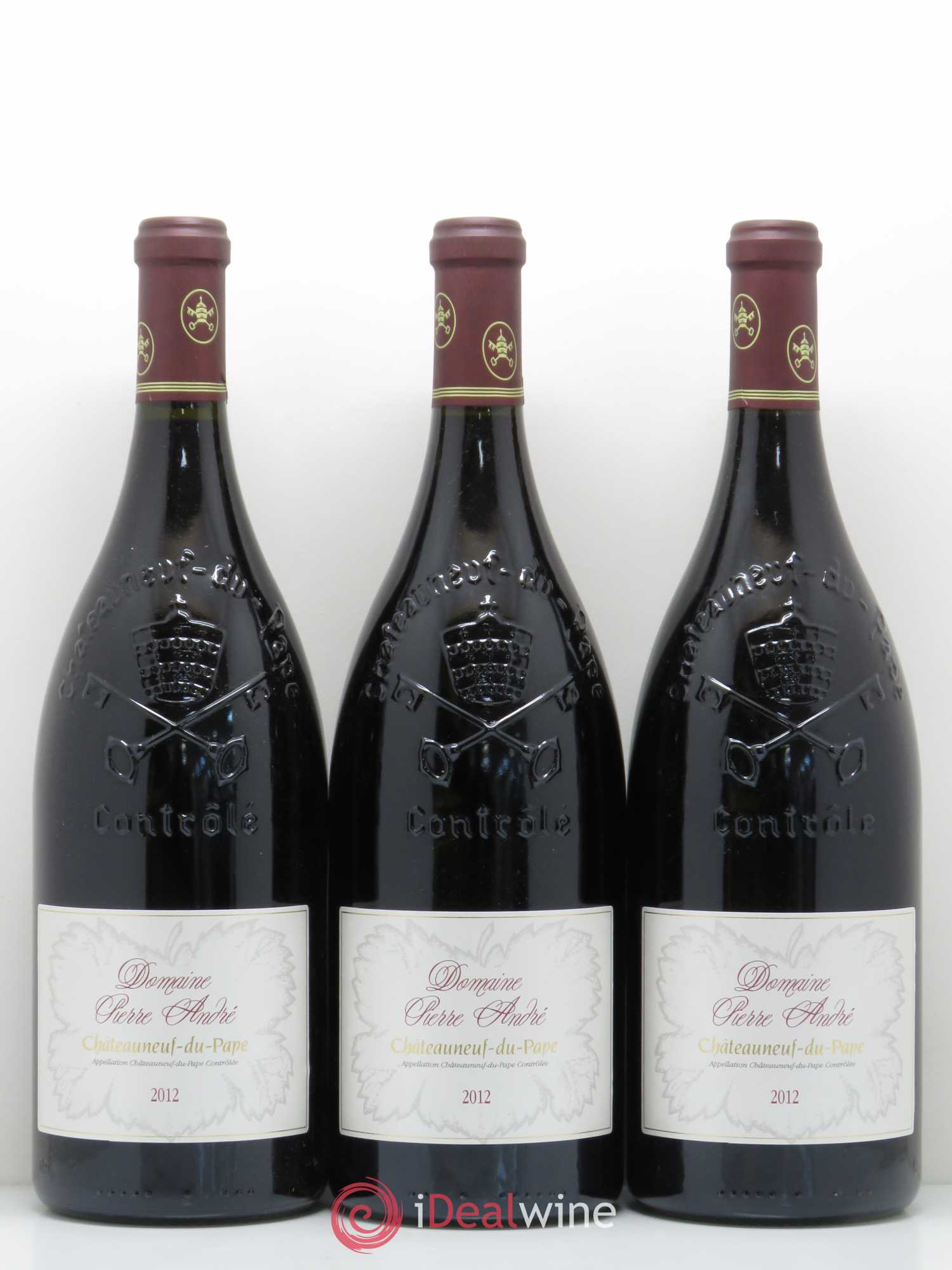 Châteauneuf-du-Pape Pierre Andre 2012 - Lot de 3 magnums - 0