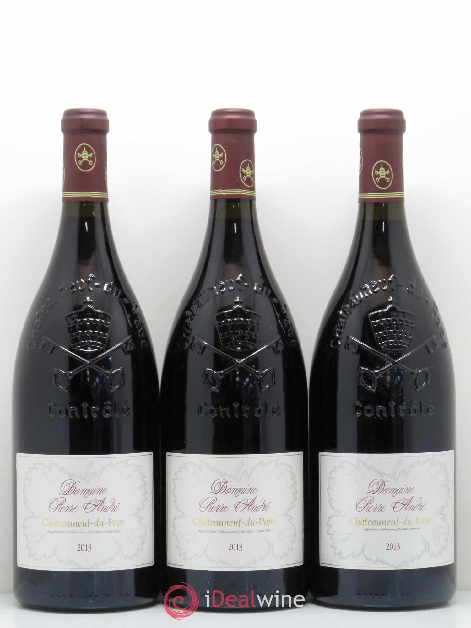 Châteauneuf-du-Pape Pierre Andre 2013 - Lot de 3 magnums - 0