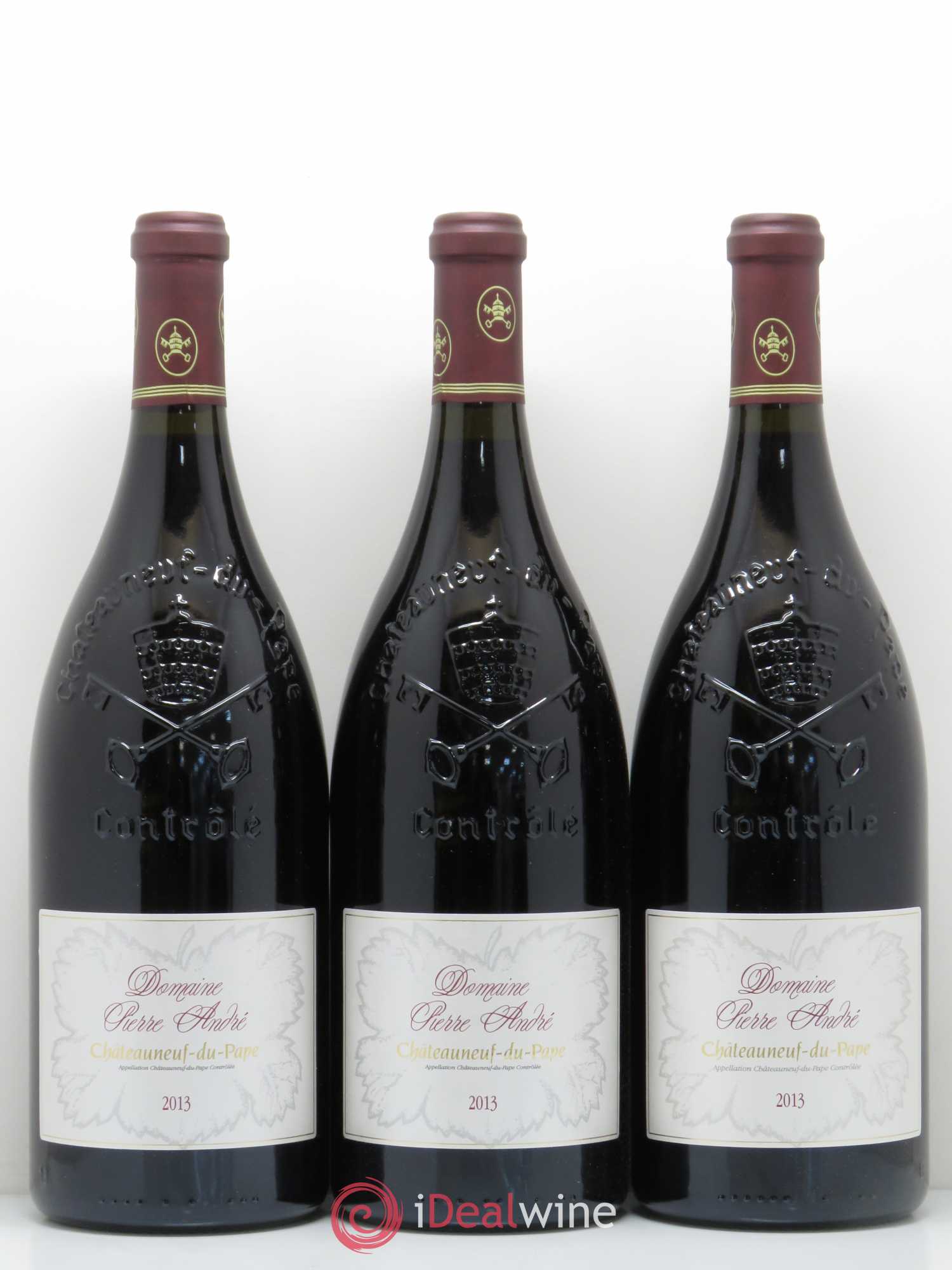 Châteauneuf-du-Pape Pierre Andre 2013 - Lot de 3 magnums - 0