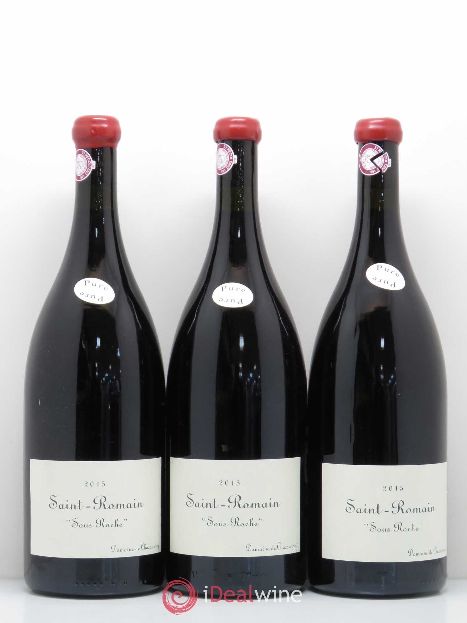 Saint-Romain Sous Roche Qvevris Domaine de Chassorney - Frédéric Cossard Pure 2015 - Lot de 3 magnums - 0