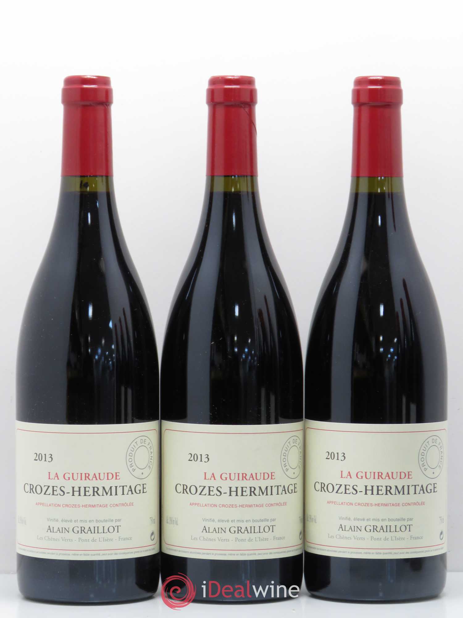 Crozes-Hermitage La Guiraude Domaine Graillot 2013 - Lot de 6 bouteilles - 1