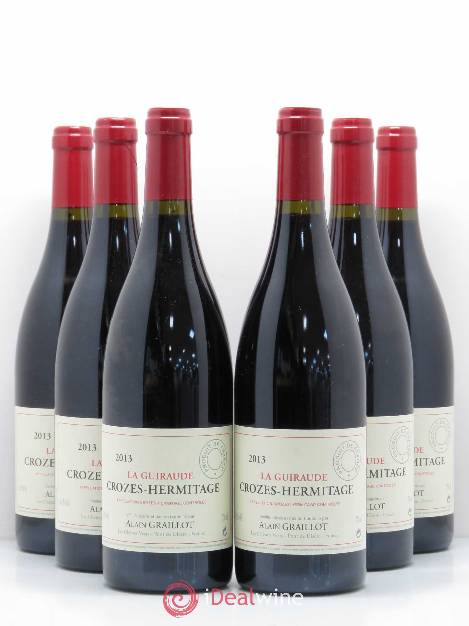 Crozes-Hermitage La Guiraude Domaine Graillot 2013 - Lot de 6 bouteilles - 0