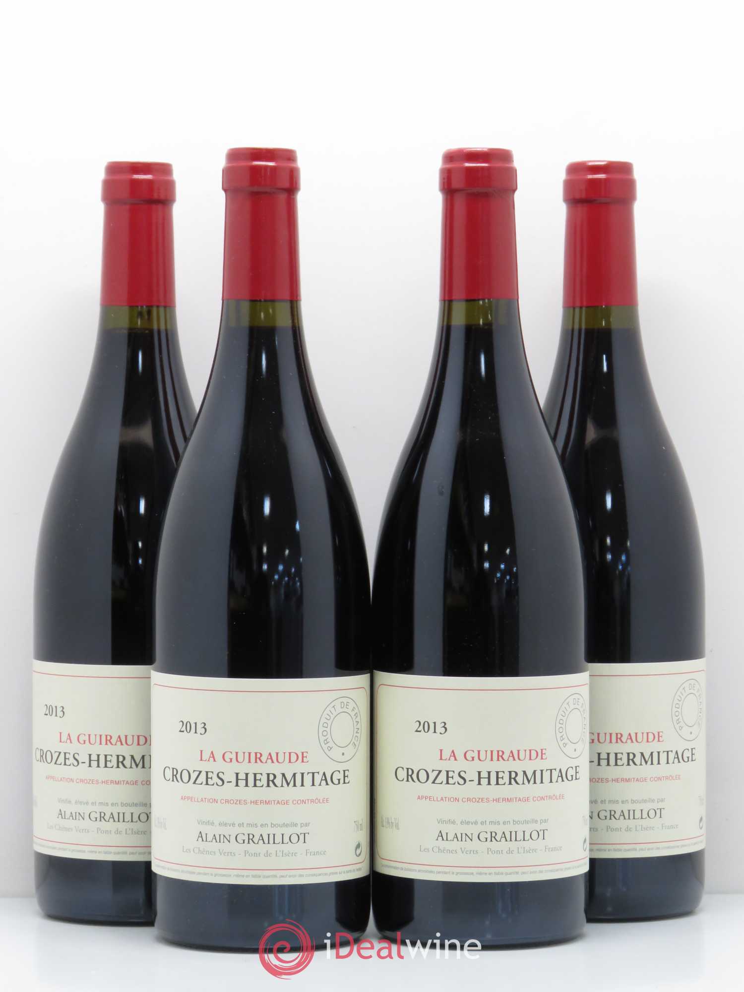 Crozes-Hermitage La Guiraude Domaine Graillot 2013 - Lot de 4 bouteilles - 0