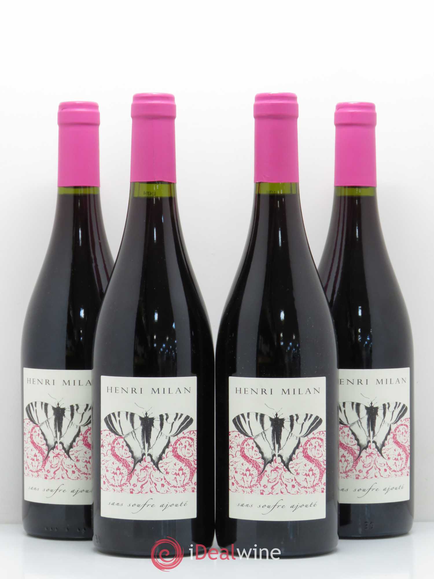 Vin de France Papillon rouge Henri Milan 2013 - Posten von 4 Flaschen - 0