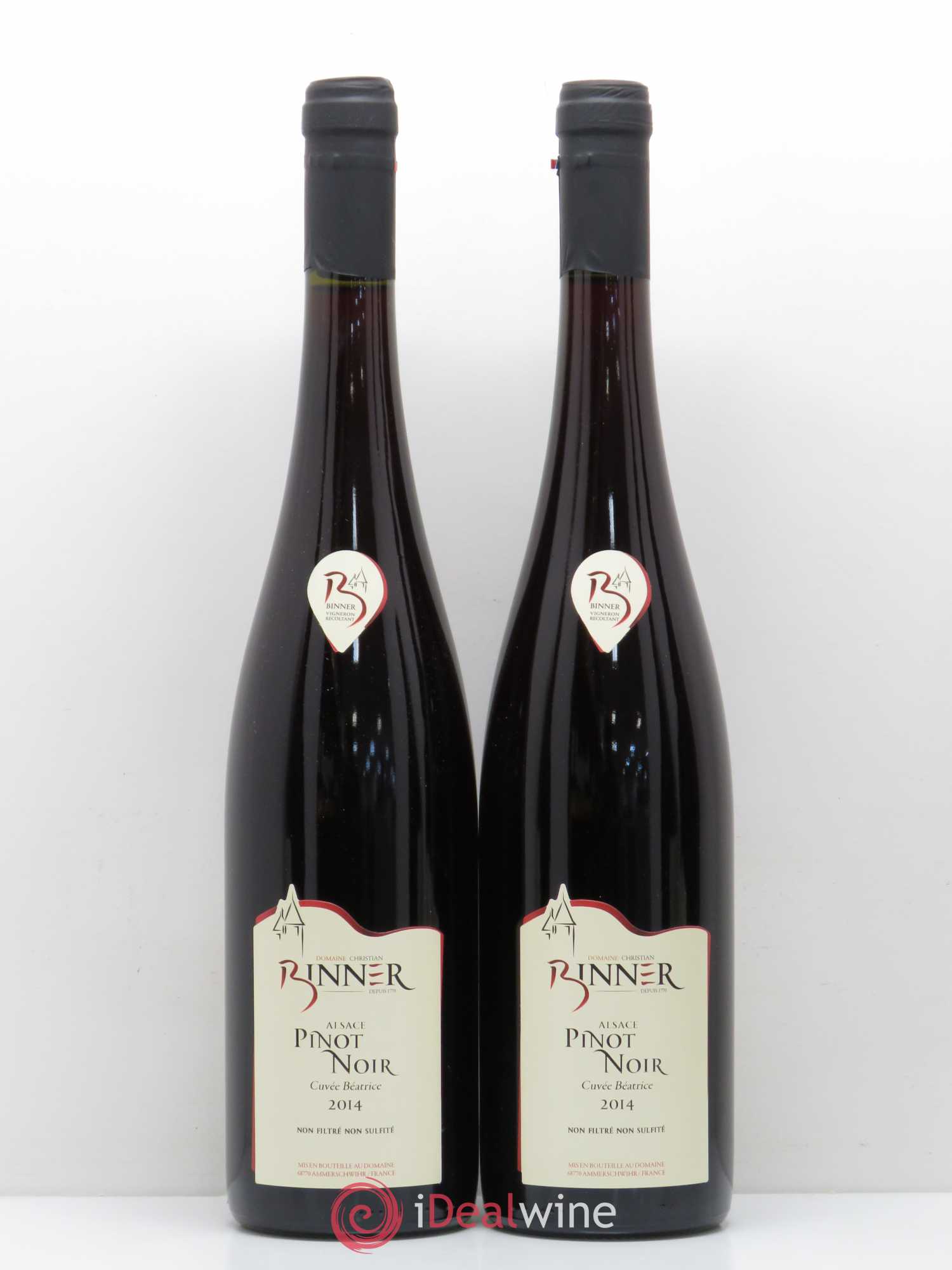 Pinot Noir Cuvée Beatrice Domaine Binner 2014 - Posten von 5 Flaschen - 2