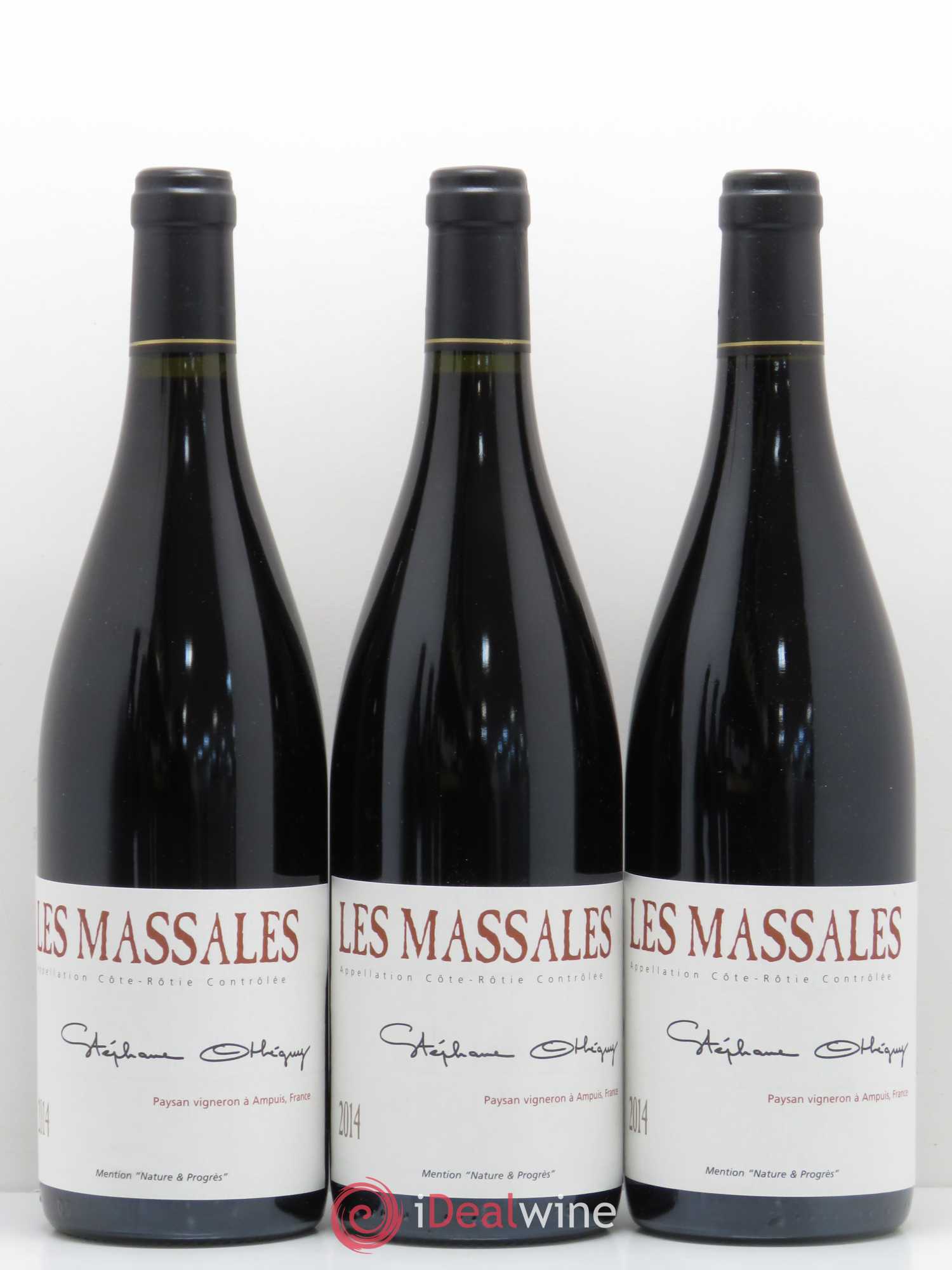 Côte-Rôtie Les Massales Stéphane Othéguy 2014 - Lot de 6 bouteilles - 1