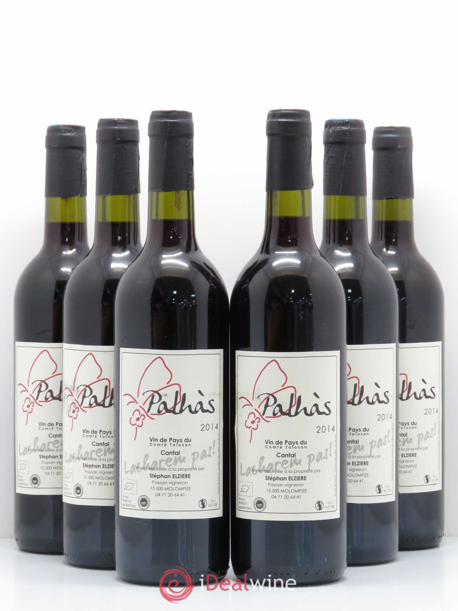 Divers Vin de pays du Comté Tolosan Palhas Stephan Elziere 2014 - Posten von 6 Flaschen - 0