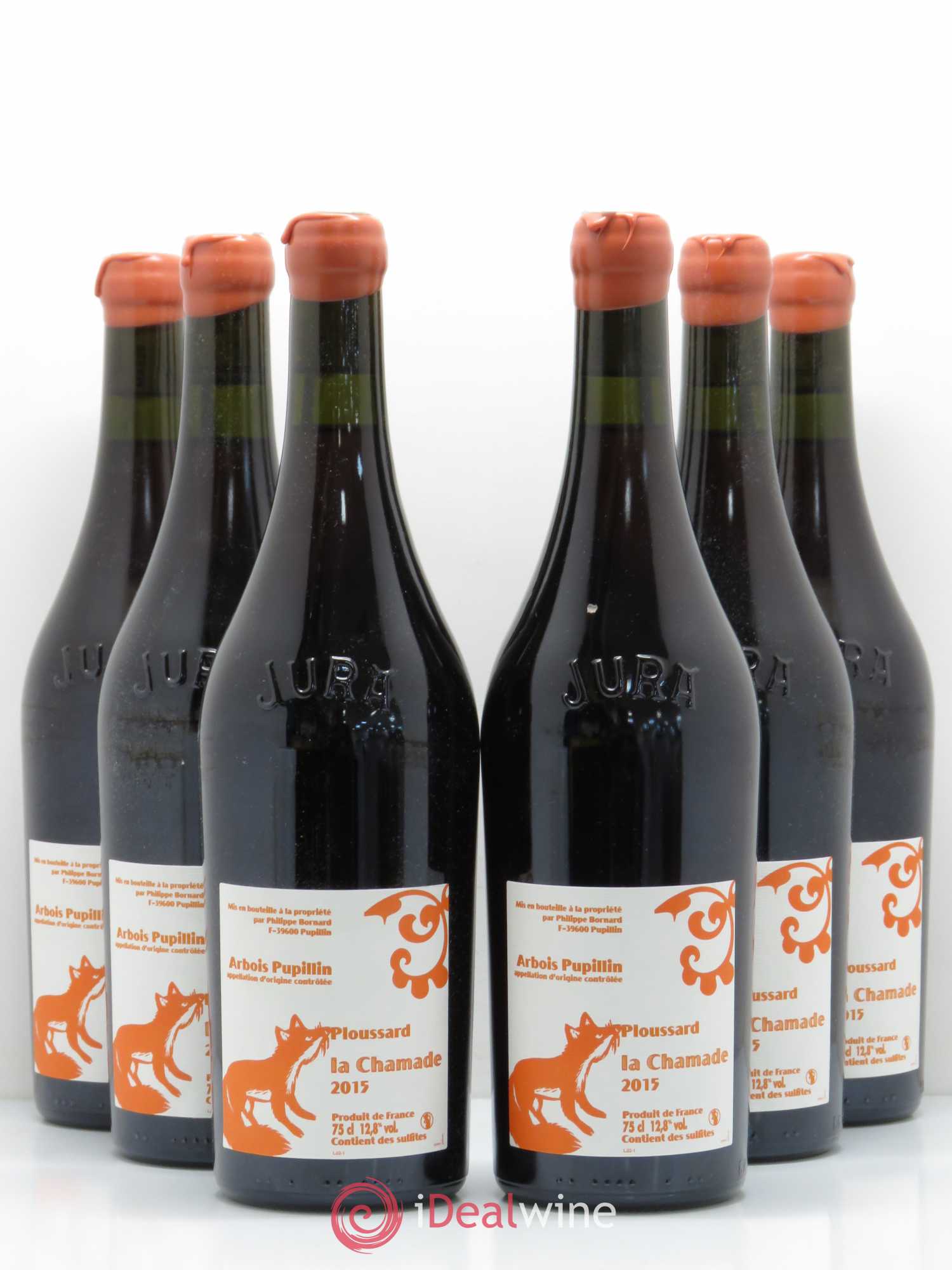 Arbois Pupillin Ploussard La Chamade Bornard 2015 - Posten von 6 Flaschen - 0
