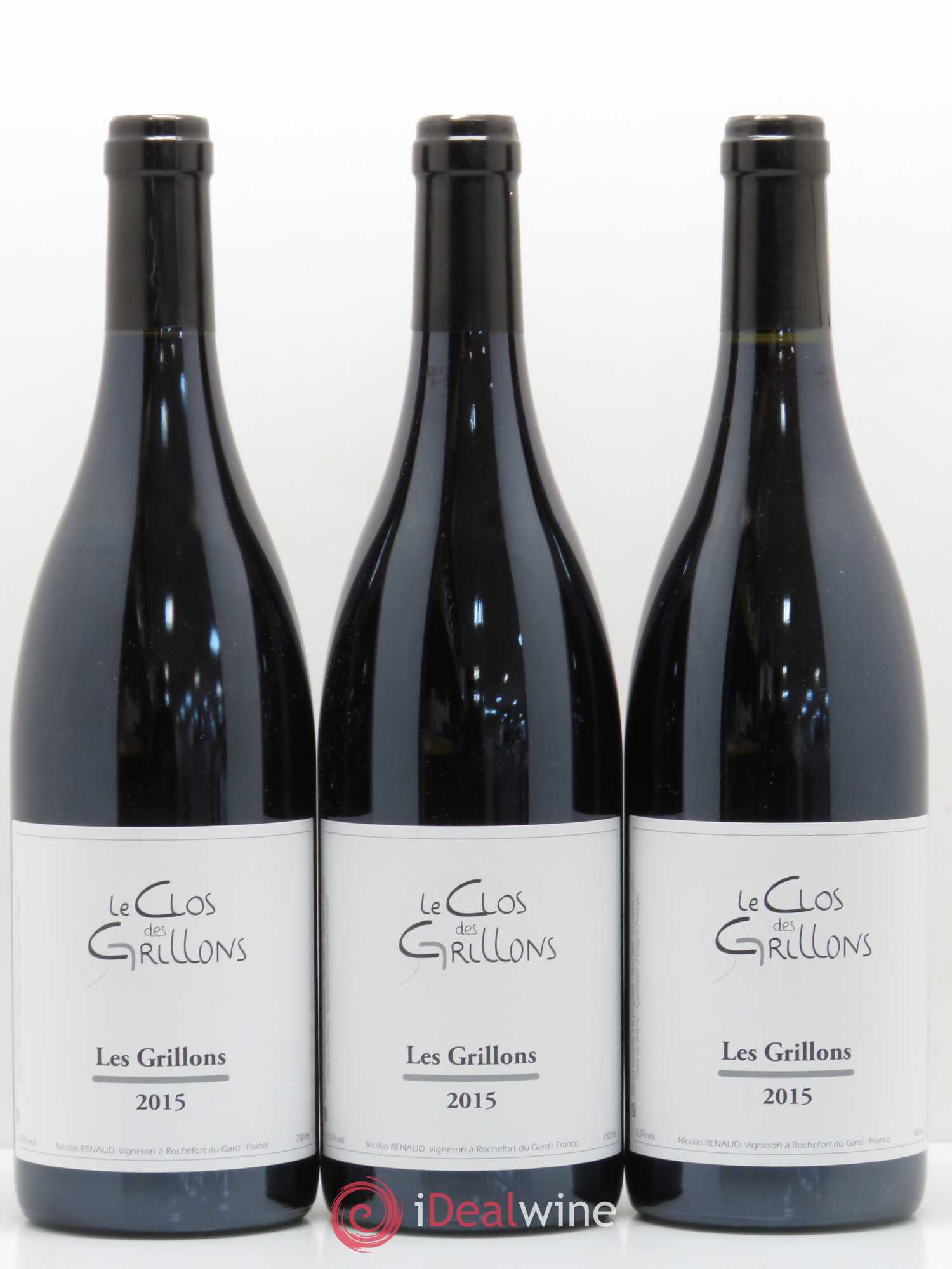 Côtes-du-Rhône Grillons Clos Des Grillons 2015 - Posten von 6 Flaschen - 1