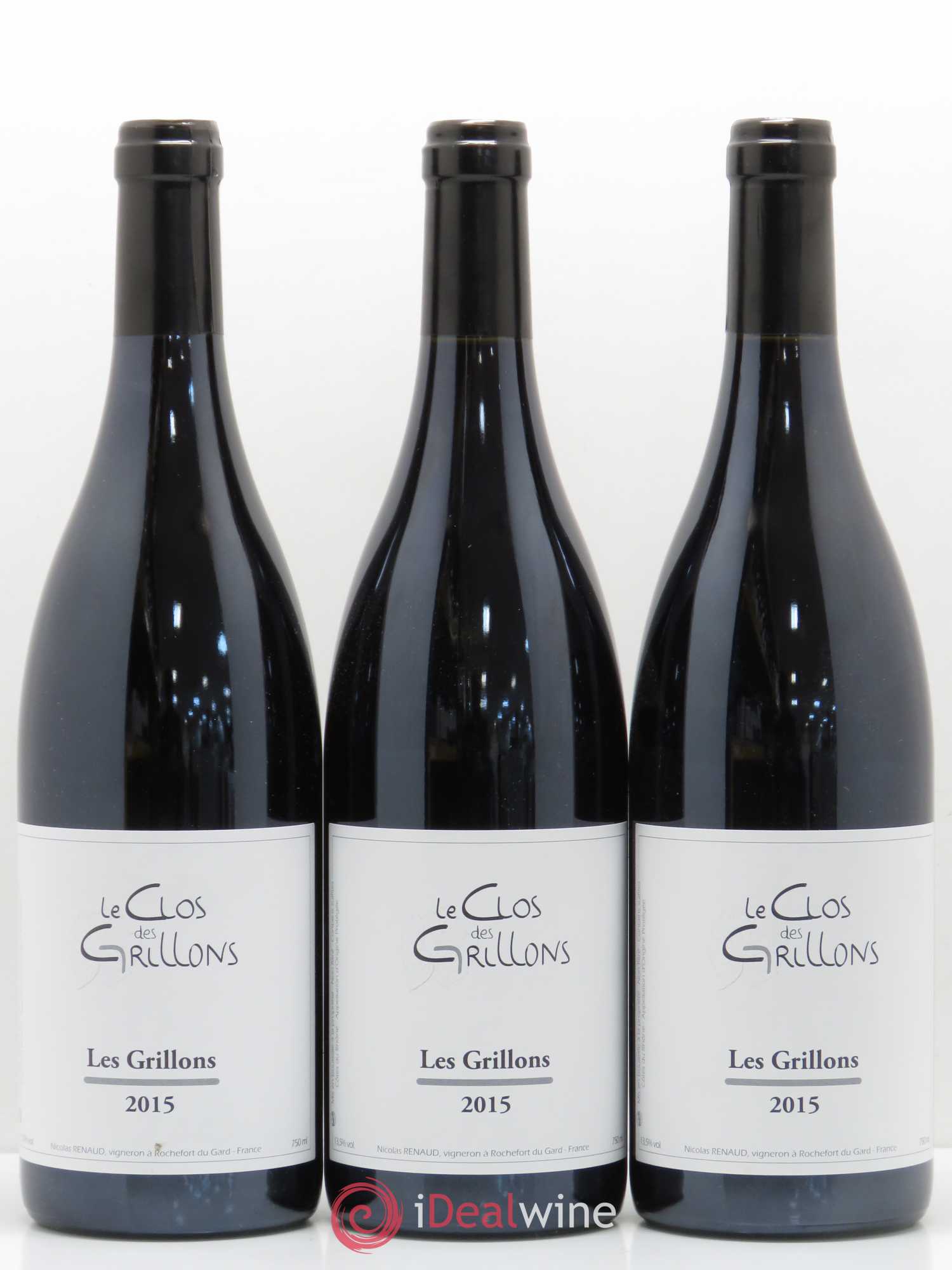 Côtes-du-Rhône Grillons Clos Des Grillons 2015 - Posten von 6 Flaschen - 2