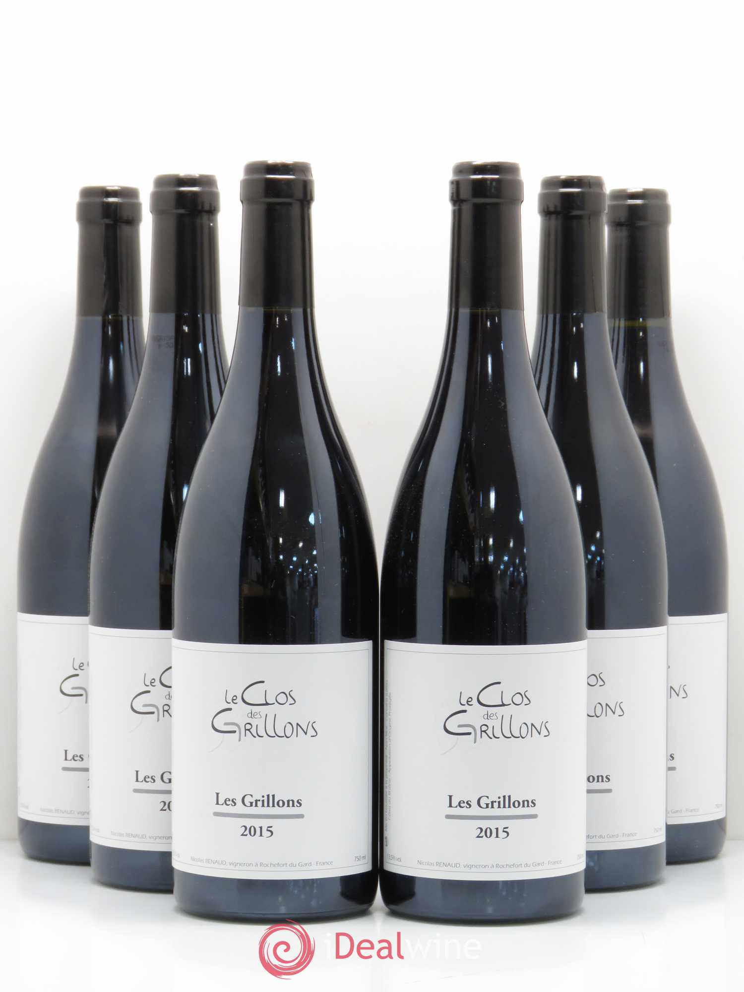 Côtes-du-Rhône Grillons Clos Des Grillons 2015 - Posten von 6 Flaschen - 0