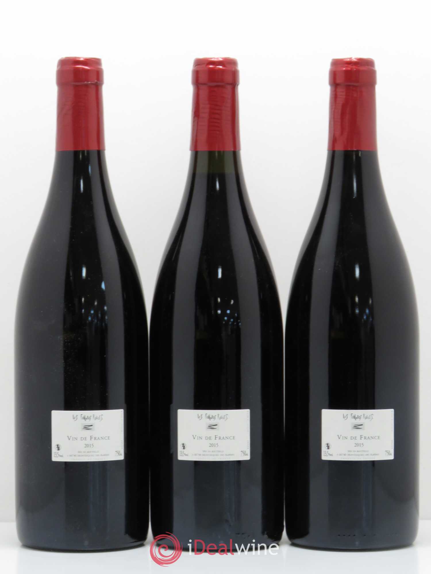 Côtes du Roussillon Glaneurs Les Foulards Rouges 2015 - Posten von 3 Flaschen - 1