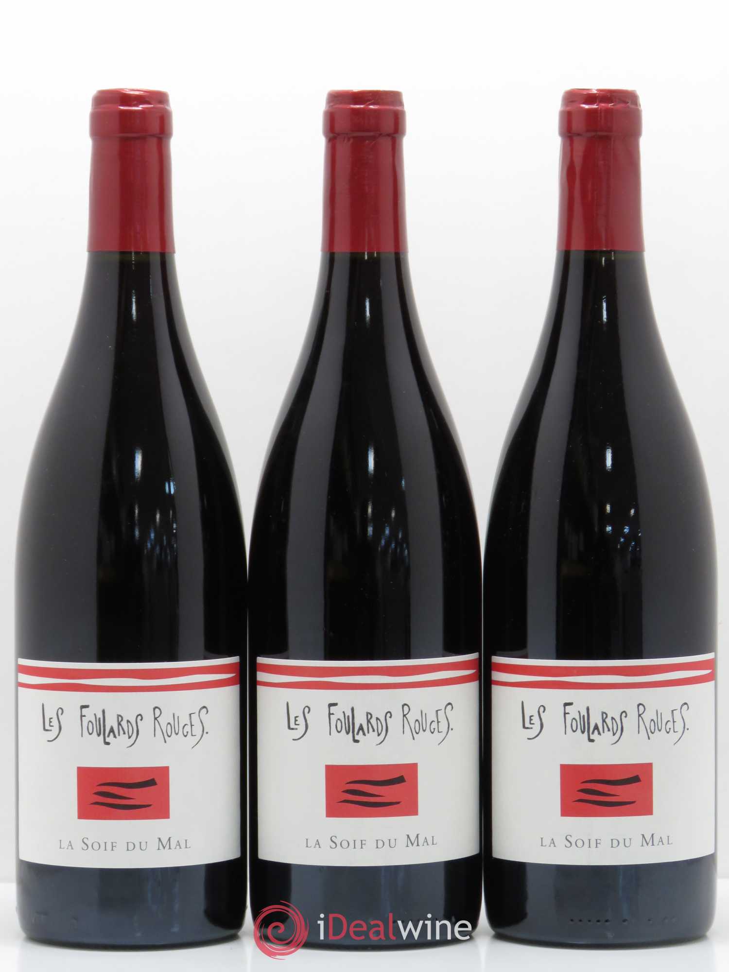 Côtes du Roussillon La Soif du Mal Les Foulards Rouges 2015 - Posten von 6 Flaschen - 2