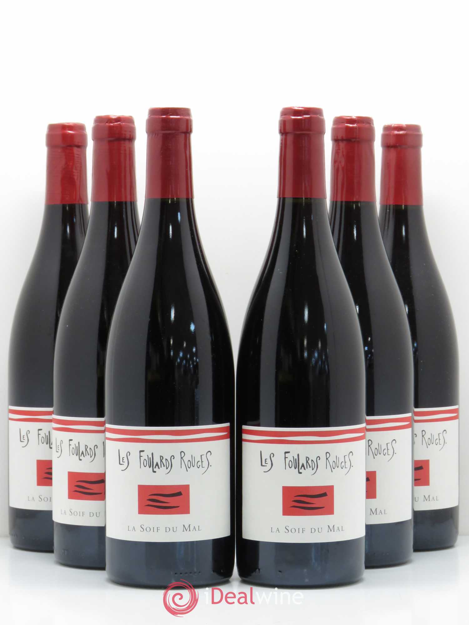 Côtes du Roussillon La Soif du Mal Les Foulards Rouges 2015 - Posten von 6 Flaschen - 0
