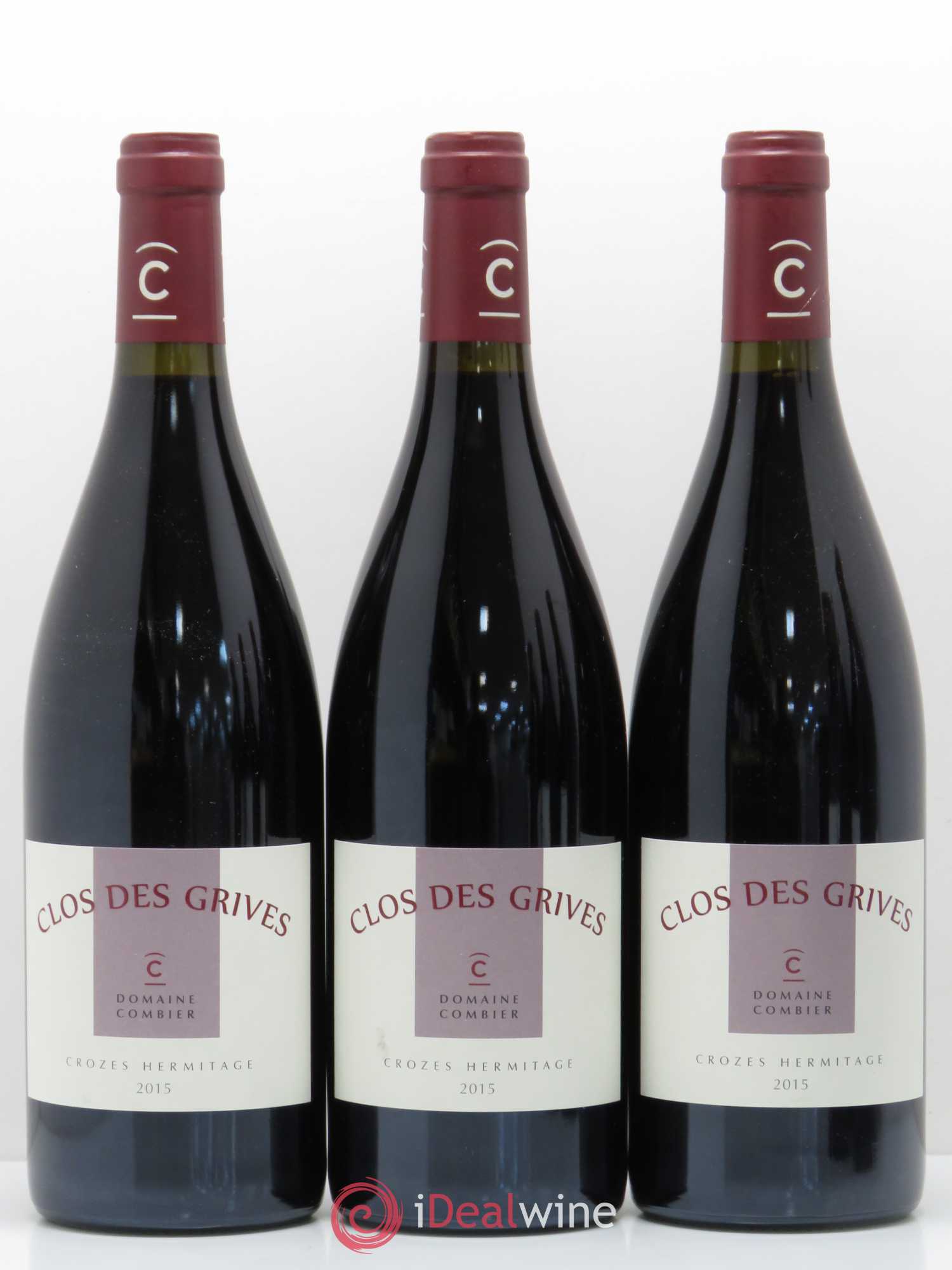 Crozes-Hermitage Clos des Grives Combier 2015 - Lot de 6 bouteilles - 1