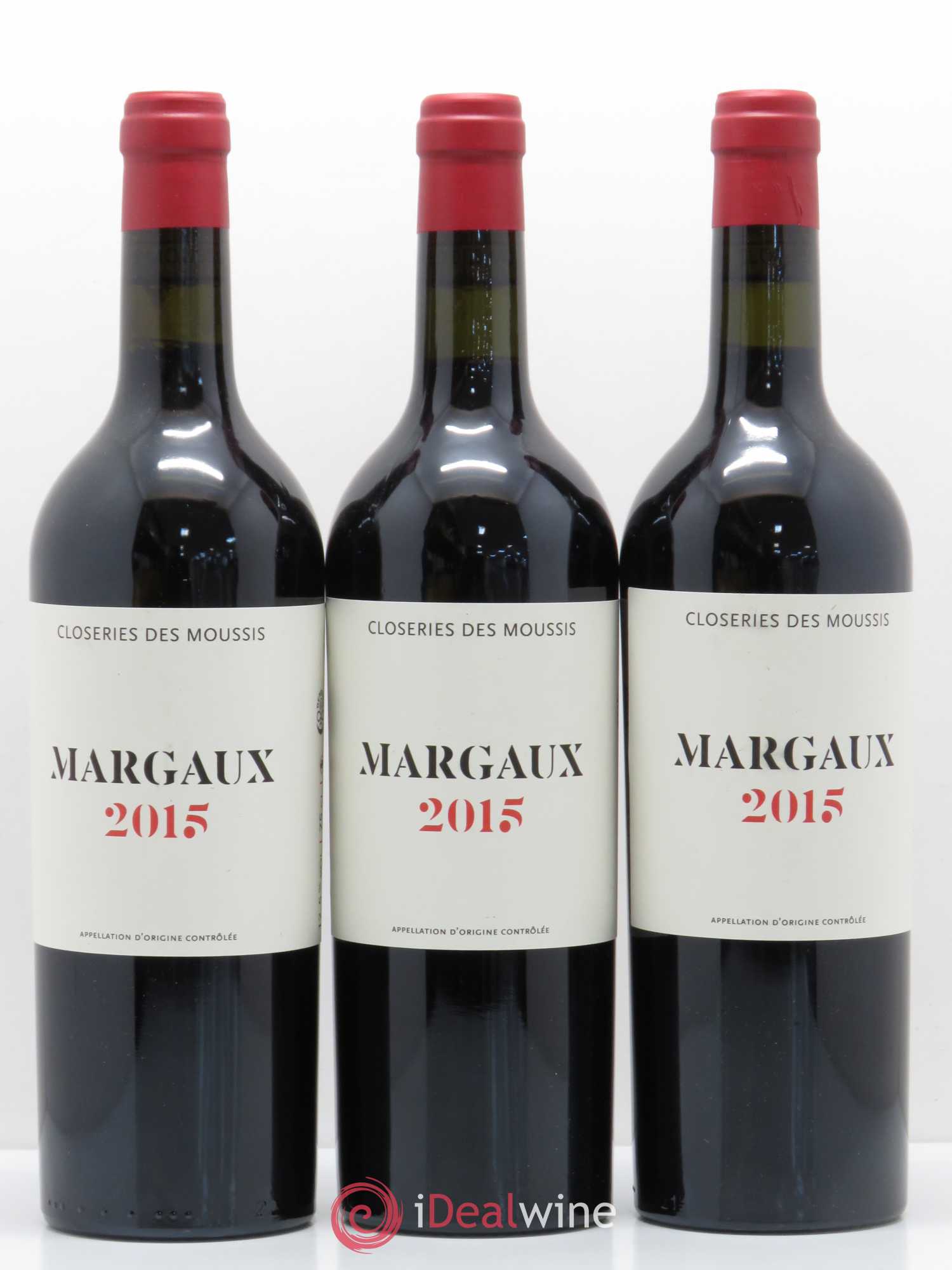 Bordeaux Margaux La Closerie des Moussis 2015 - Posten von 6 Flaschen - 2