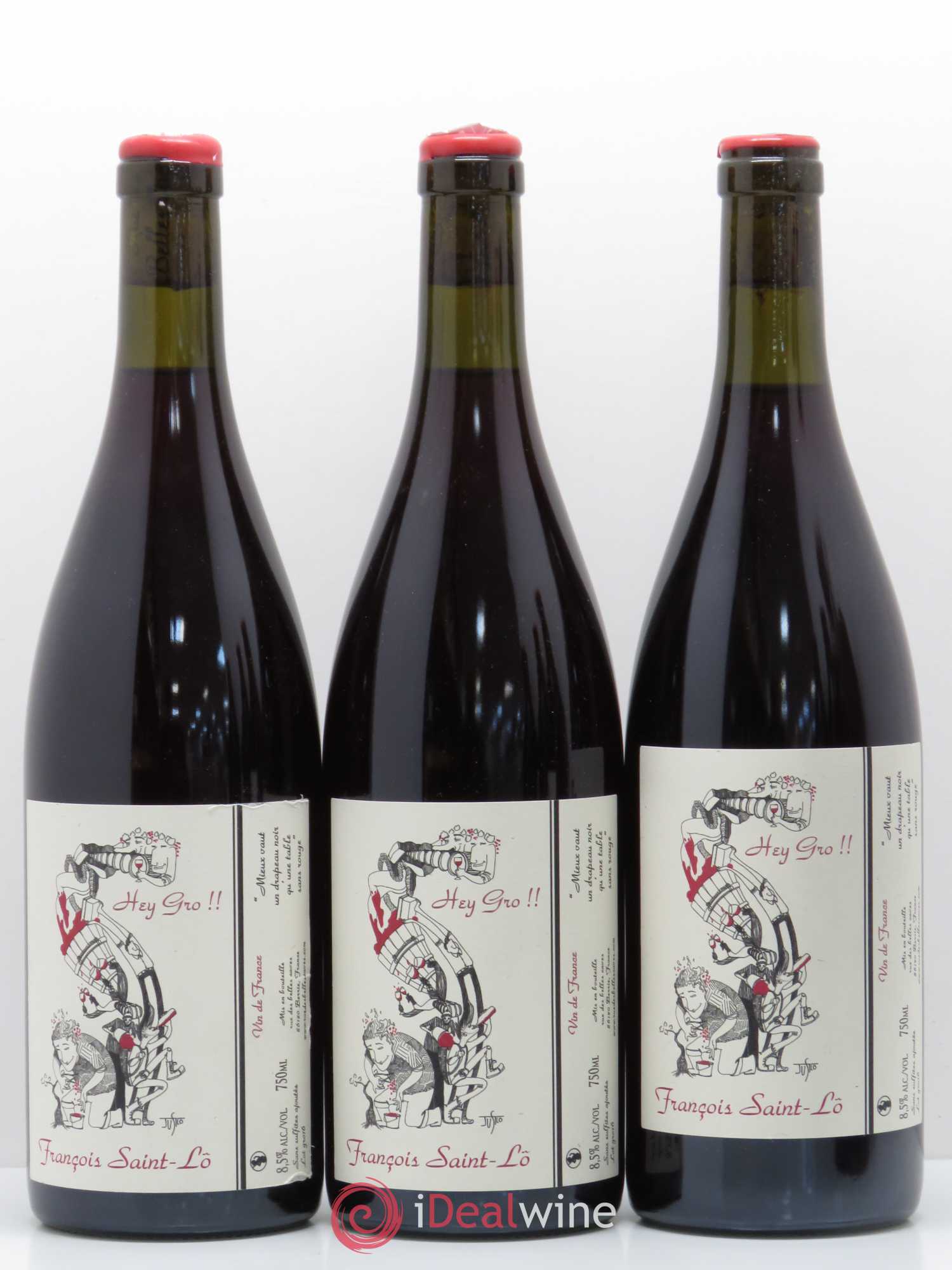 Vin de France Hey Gros Francois Saint Lo 2016 - Posten von 6 Flaschen - 1
