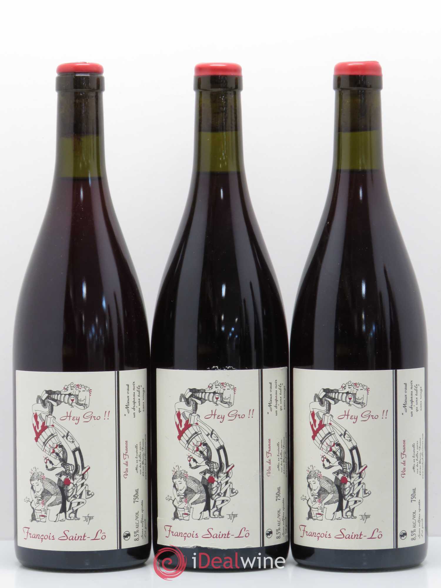 Vin de France Hey Gros Francois Saint Lo 2016 - Posten von 6 Flaschen - 2