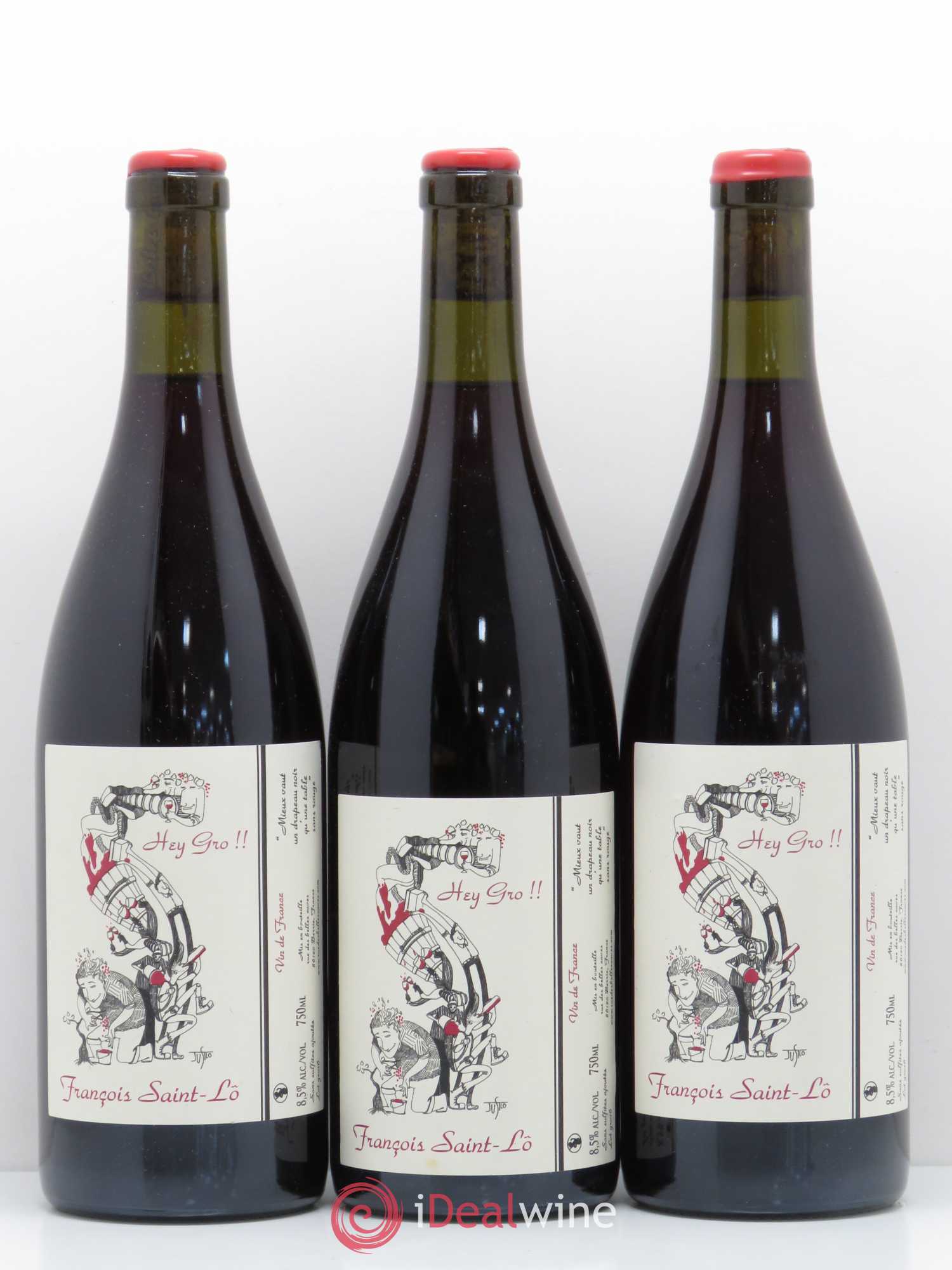Vin de France Hey Gros Francois Saint Lo 2016 - Posten von 3 Flaschen - 0