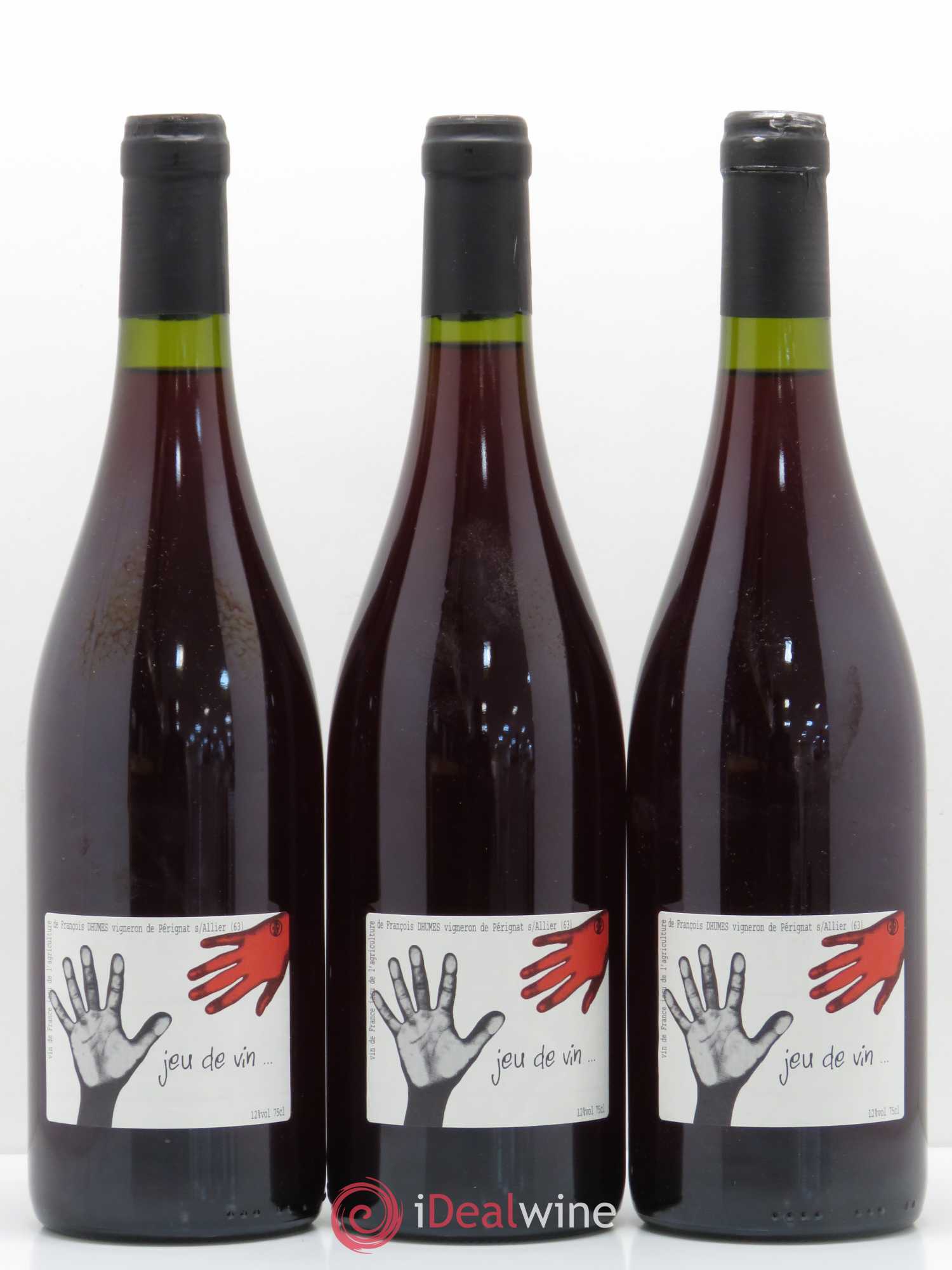 Vin de France Jeu de vins Dhumes - Posten von 6 Flaschen - 2