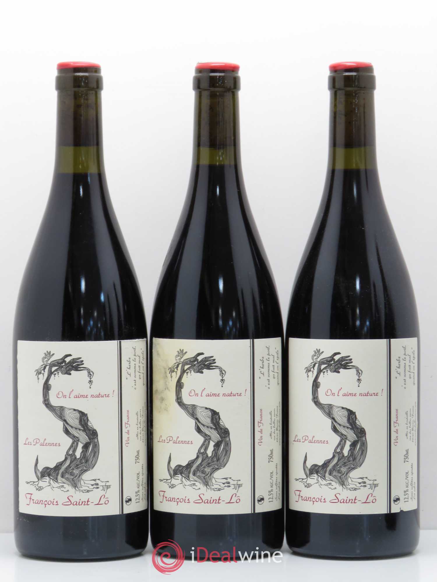Vin de France On l'aime nature Palennes Francois Saint Lo 2015 - Lot de 6 bouteilles - 2