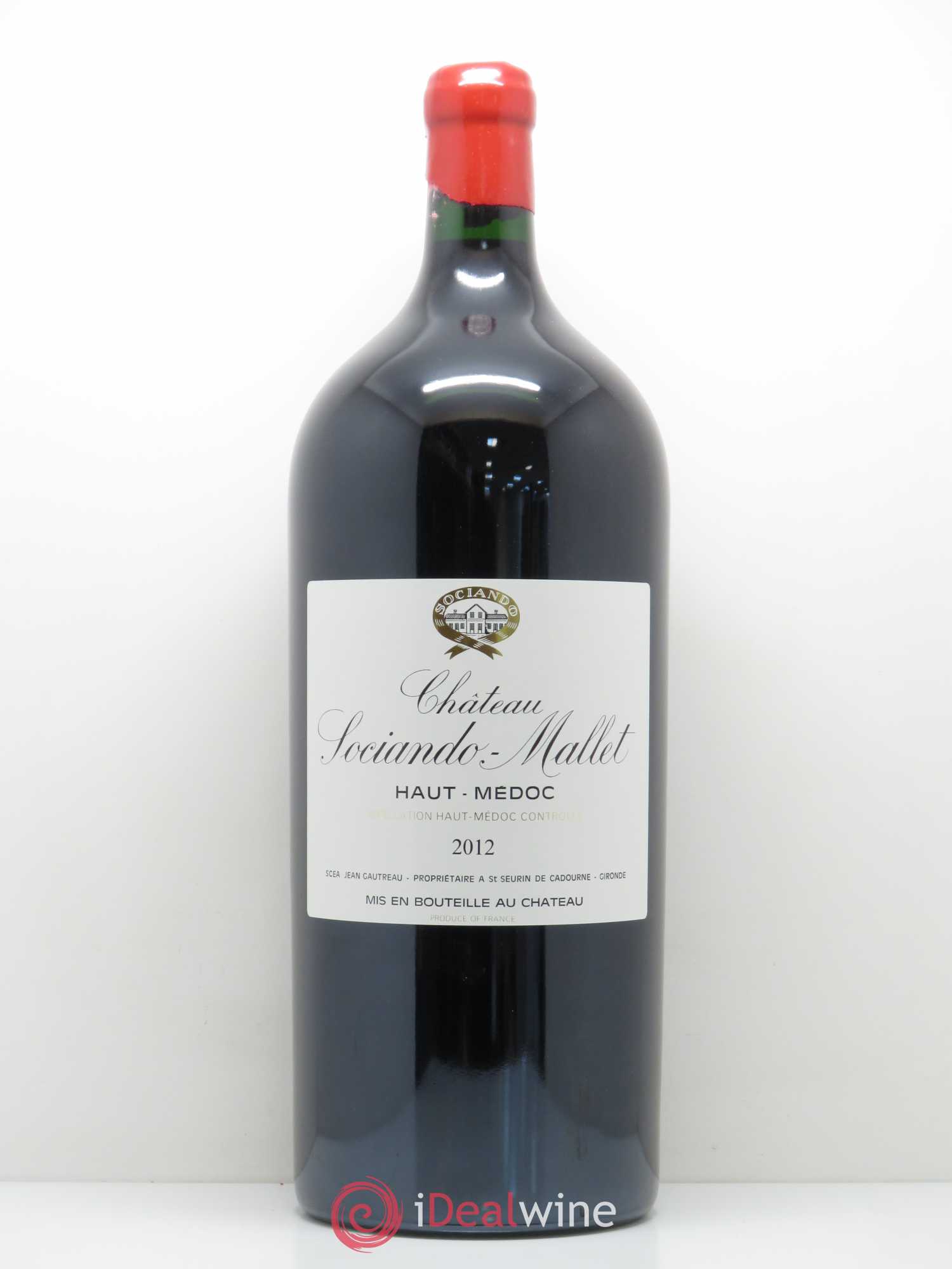 Château Sociando Mallet 2012 - Lot de 1 impériale - 0
