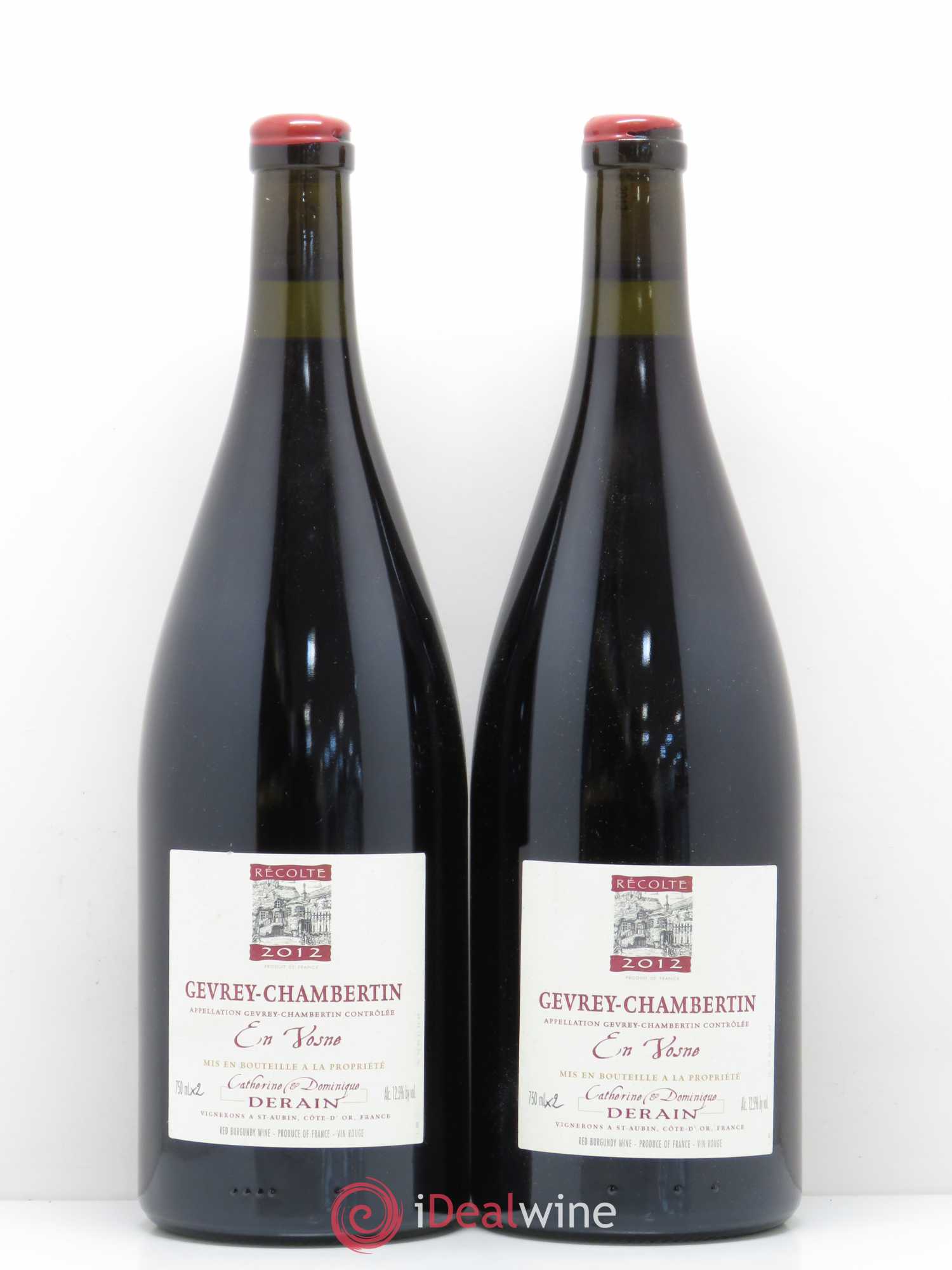 Gevrey-Chambertin En Vosne Derain 2012 - Posten von 2 Magnum - 0