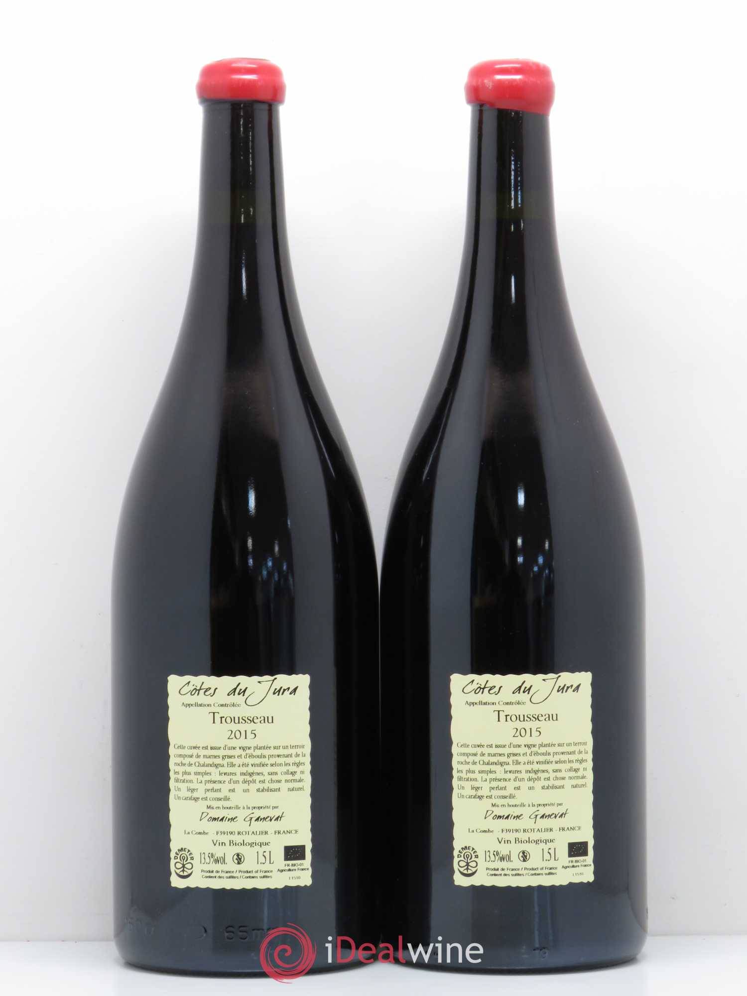 Côtes du Jura Plein Sud Jean-François Ganevat (Domaine) 2015 - Lotto di 2 magnum - 1