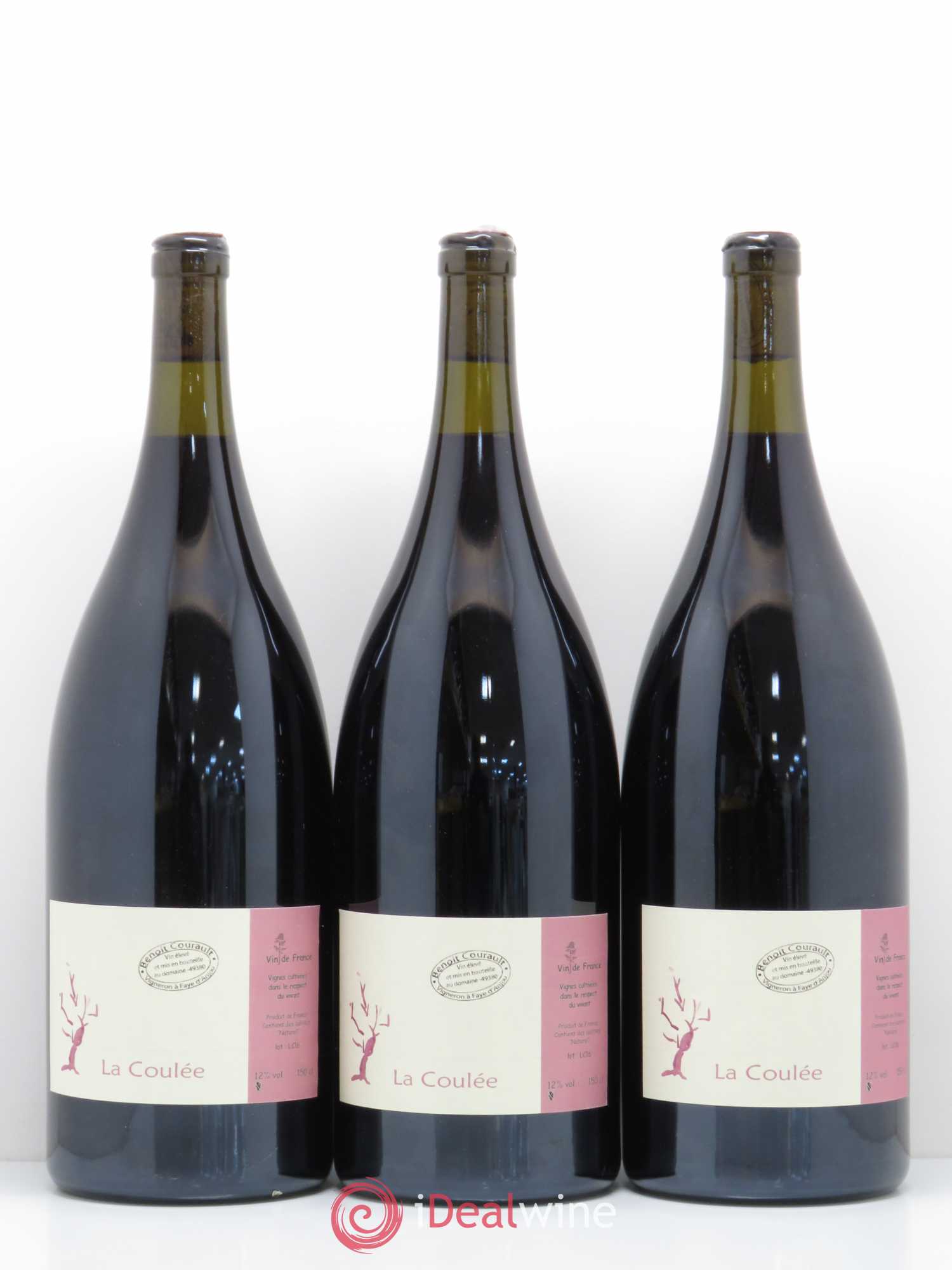 Vin de France La coulée Benoit Courault 2016 - Posten von 3 Magnum - 0