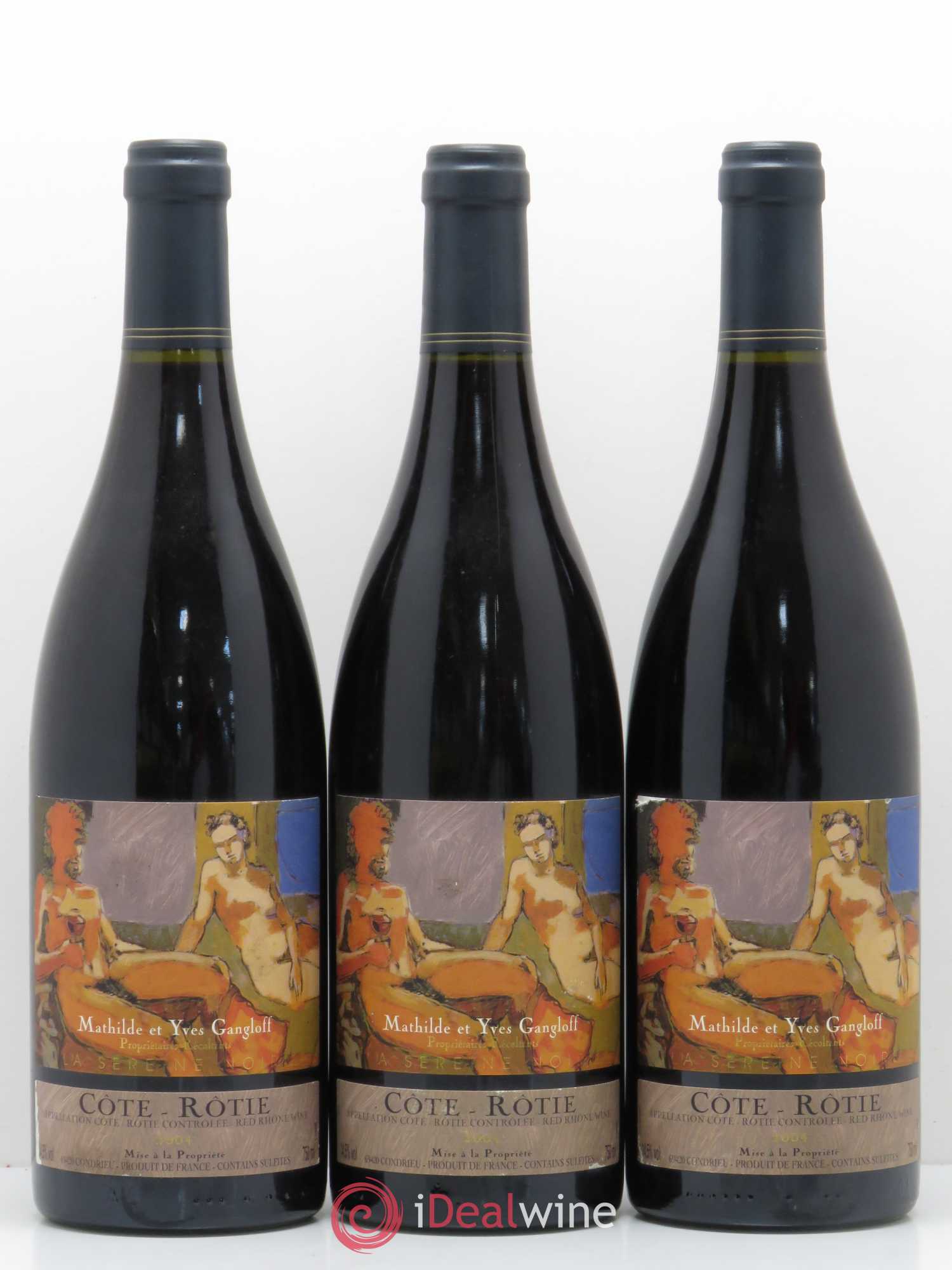 Côte-Rôtie La Sereine Noire Gangloff (Domaine) 2004 - Lot de 3 bouteilles - 0