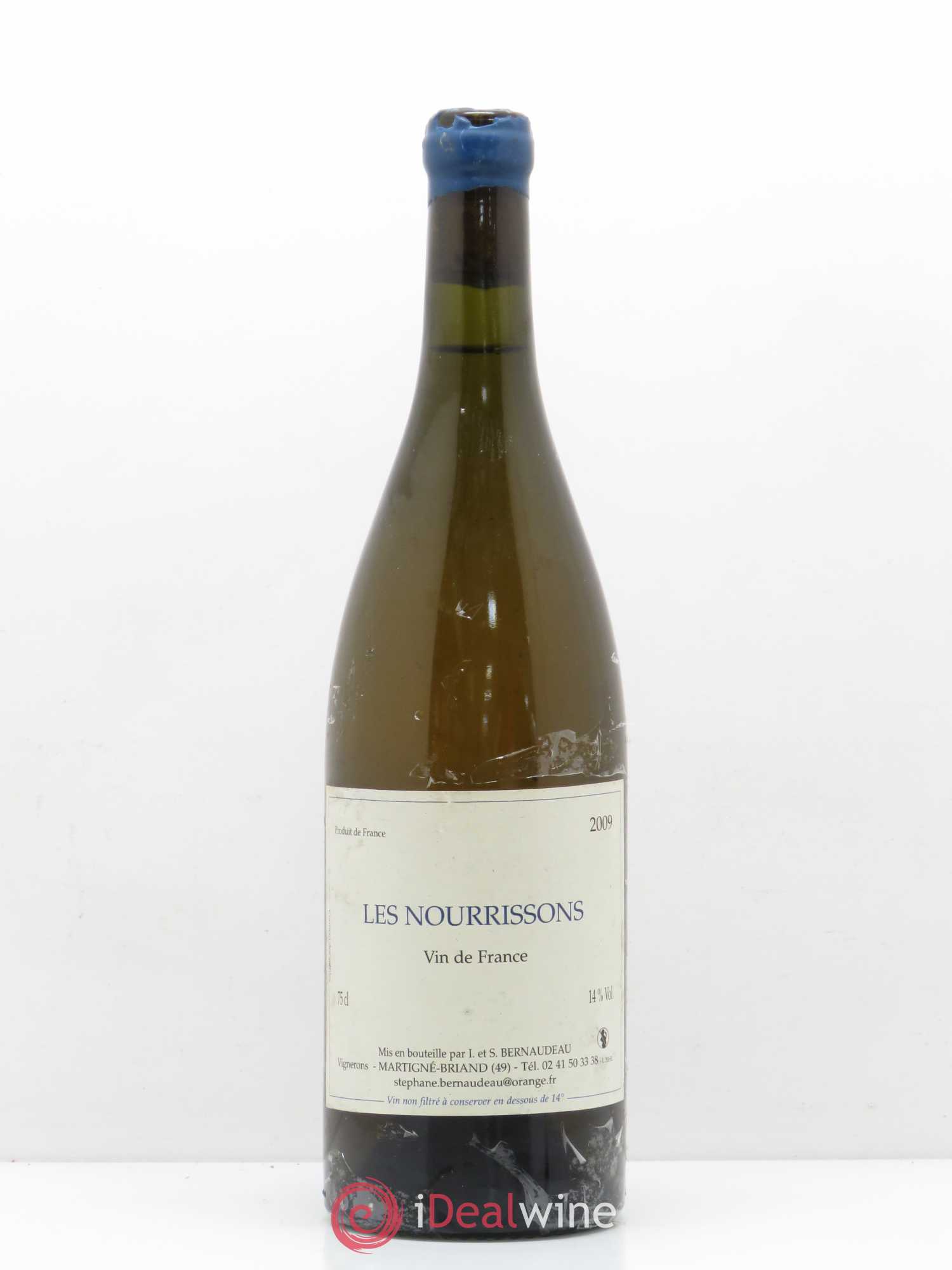 Vin de France Les Nourrissons Stéphane Bernaudeau 2009 - Lot de 1 bouteille - 0