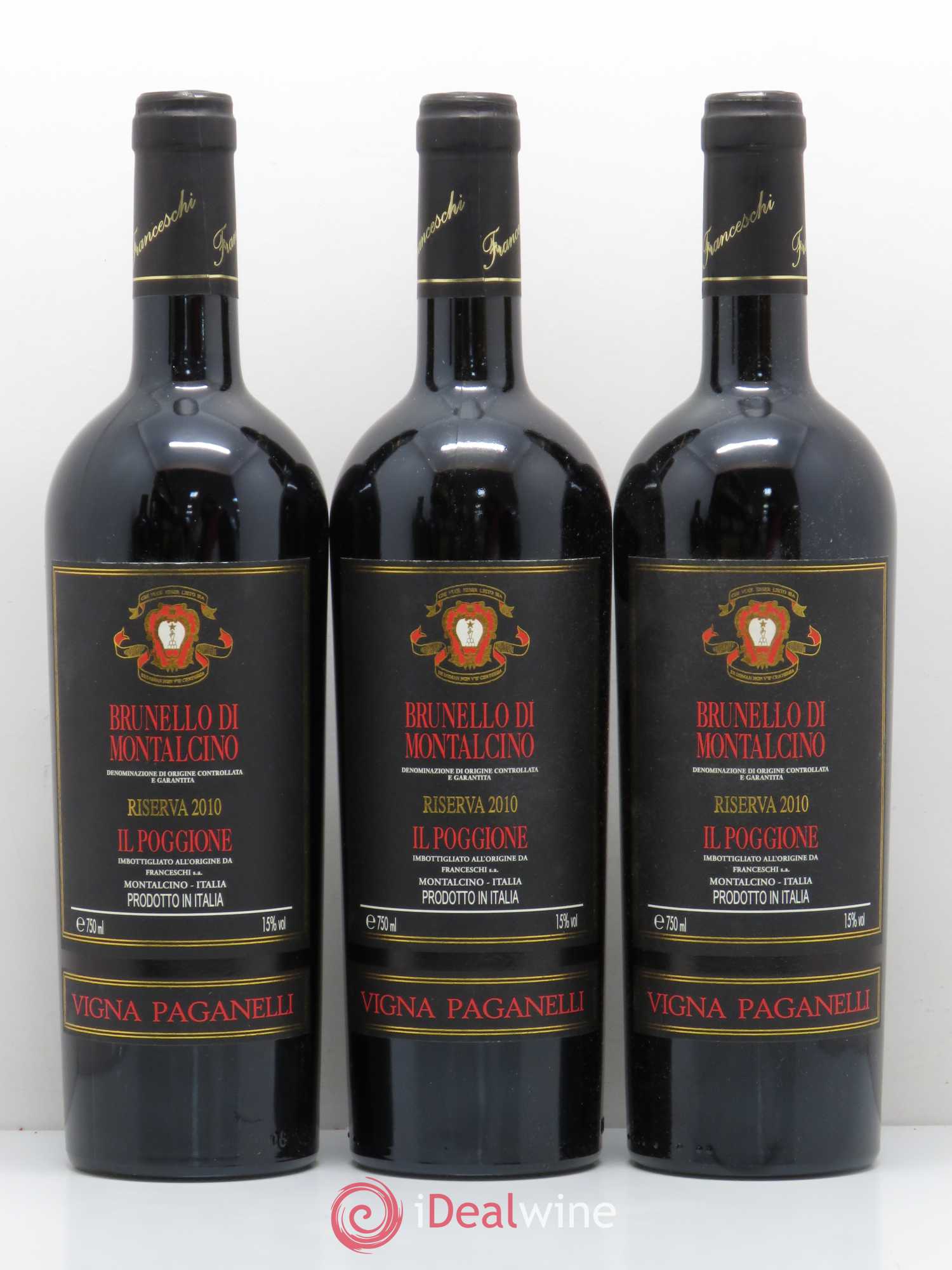Brunello di Montalcino DOCG Il Poggione Lavinio Franceschi Riserva 2010 - Lot de 6 bouteilles - 1
