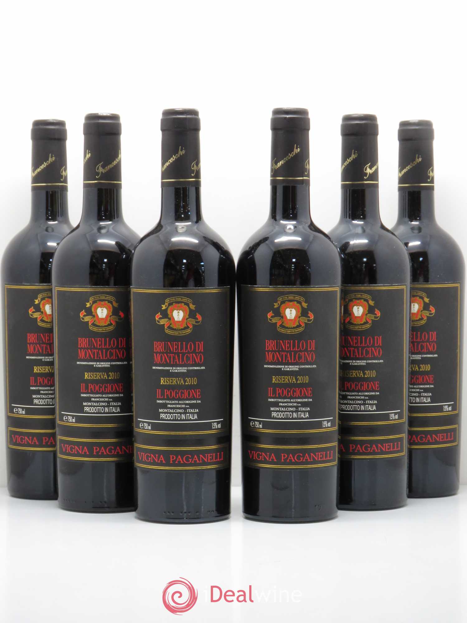 Brunello di Montalcino DOCG Il Poggione Lavinio Franceschi Riserva 2010 - Lot de 6 bouteilles - 0
