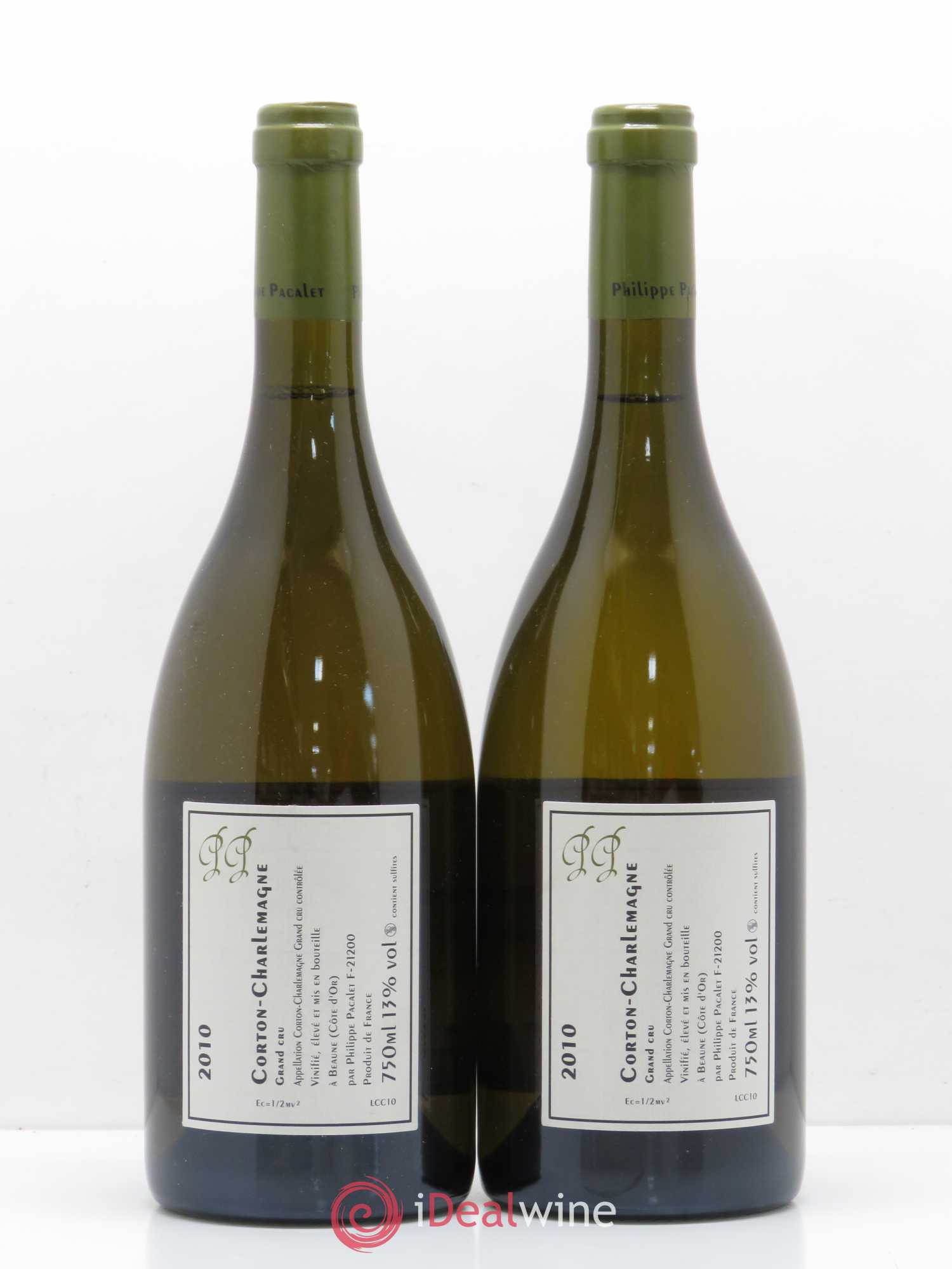 Corton-Charlemagne Grand Cru Philippe Pacalet 2010 - Lot de 2 bouteilles - 1