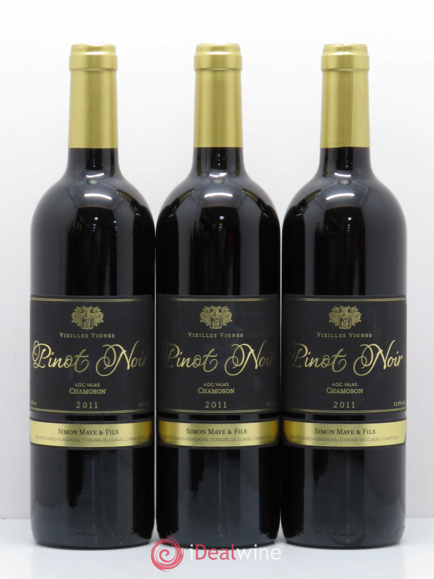 Vins Etrangers AOC Valais Vieilles vignes Chamoson Maye 2011 - Lotto di 6 bottiglie - 1