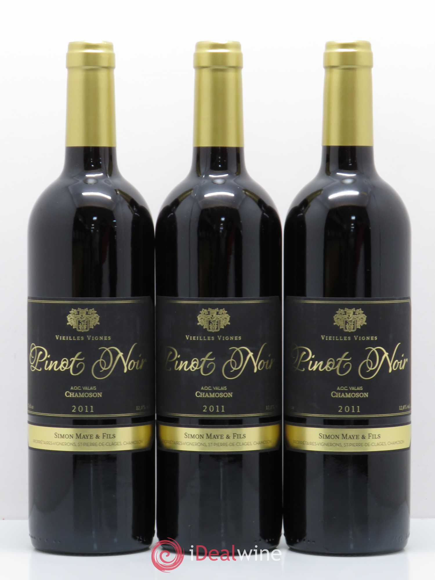 Vins Etrangers AOC Valais Vieilles vignes Chamoson Maye 2011 - Lotto di 6 bottiglie - 2