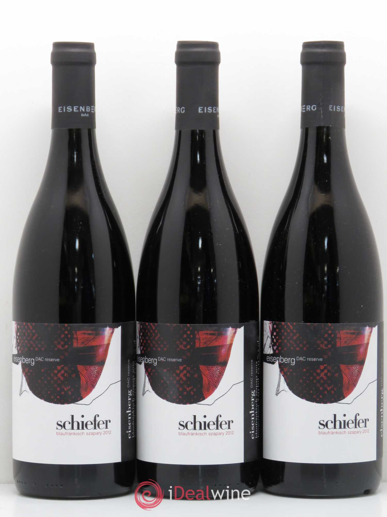 Autriche Eisenberg Dac Reserve Blaufrankisch Szapary Schiefer 2012 - Posten von 6 Flaschen - 2
