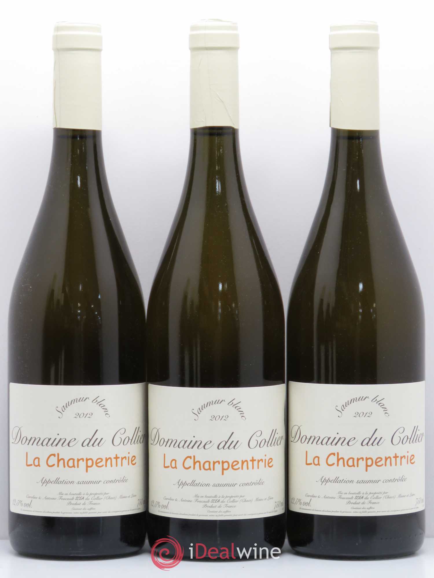 Saumur La Charpentrie Domaine du Collier 2012 - Lot de 6 bouteilles - 1