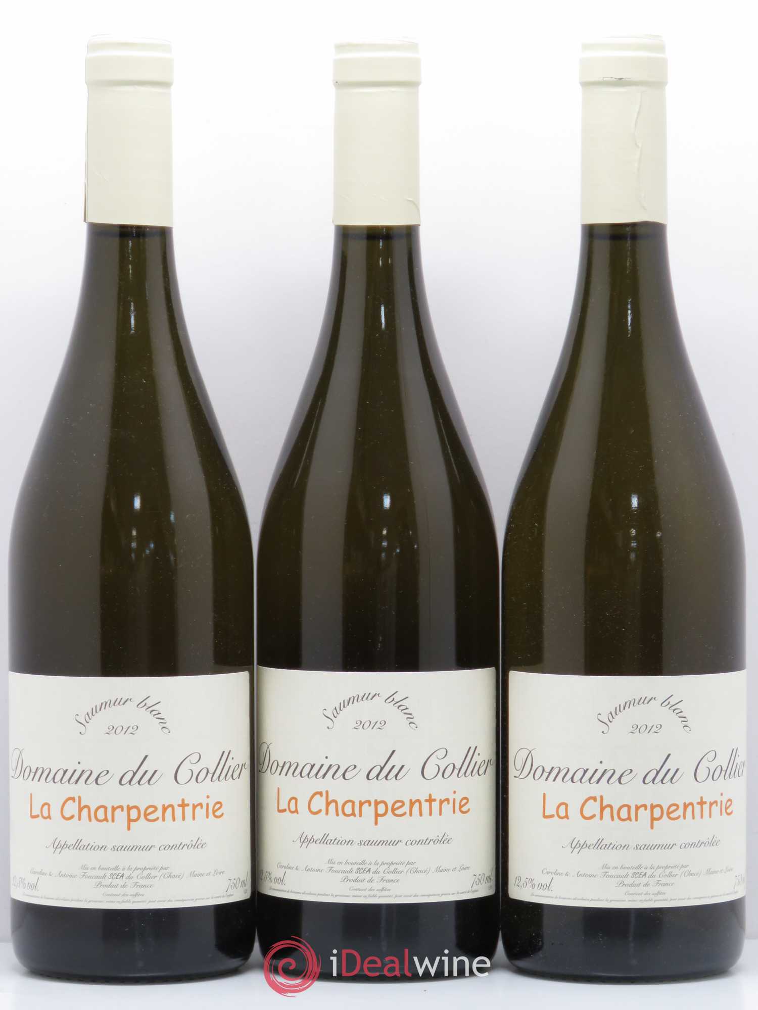 Saumur La Charpentrie Domaine du Collier 2012 - Lot de 6 bouteilles - 2