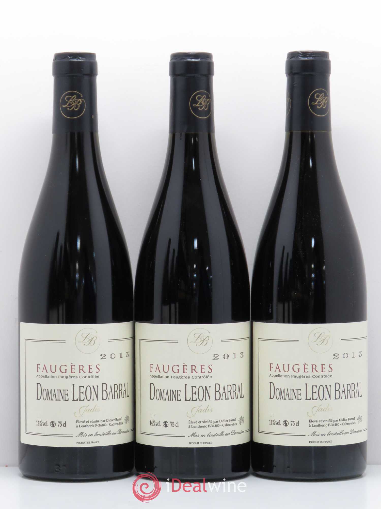 Faugères Jadis Domaine Léon Barral 2013 - Lot de 12 bouteilles - 1
